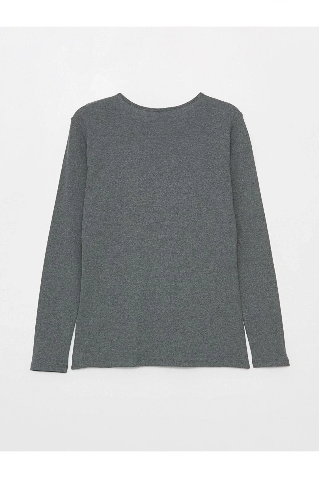 LCWAIKIKI Classic Bisiklet Yaka Düz Uzun Kollu Kadın Tişört