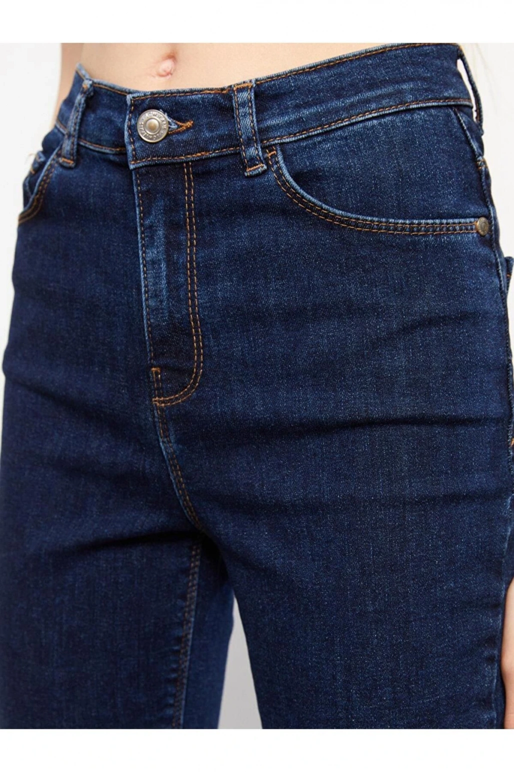 LCW Jeans Yüksek Bel Süper Skinny Fit Cep Detaylı Kadın Rodeo Jean Pantolon