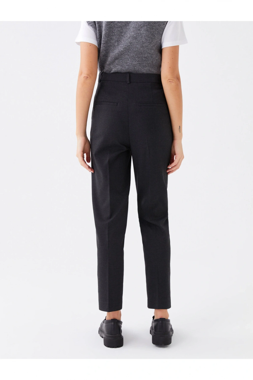 Kadın Standart Fit Düz Pantolon