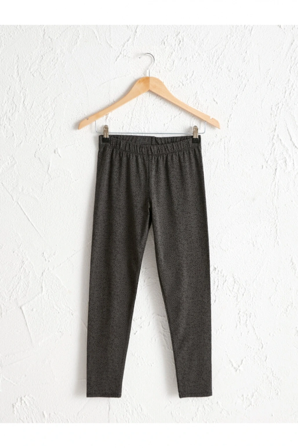 Kadın Antrasit Baskili  Tayt