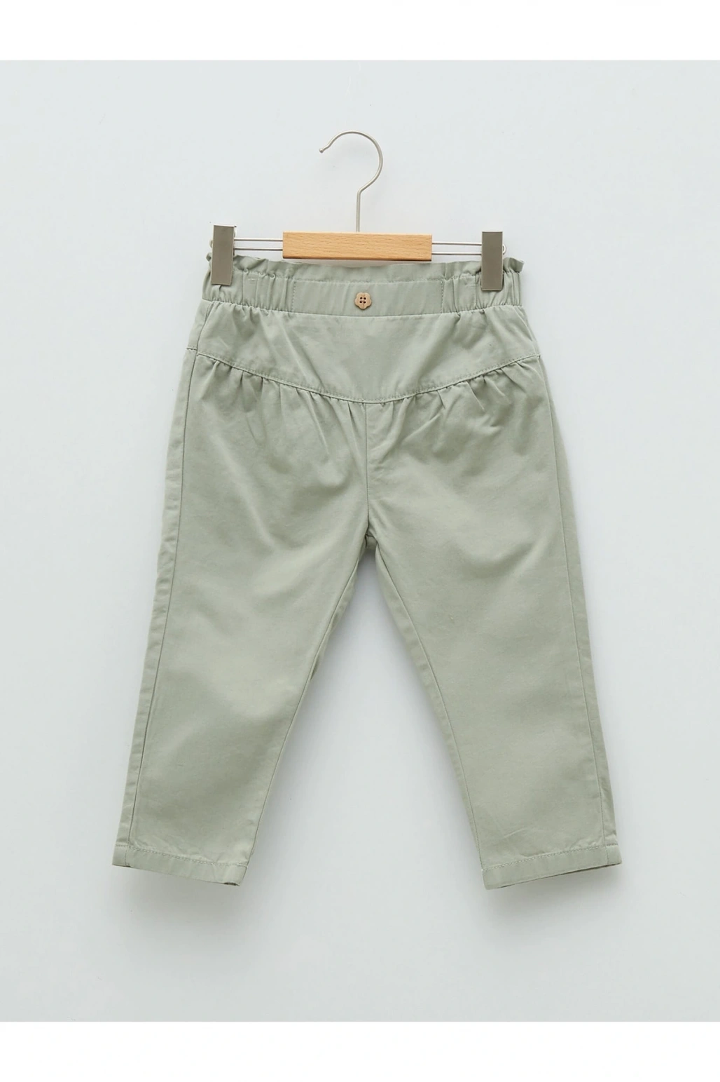 Beli Lastikli Basic Kız Bebek Pantolon