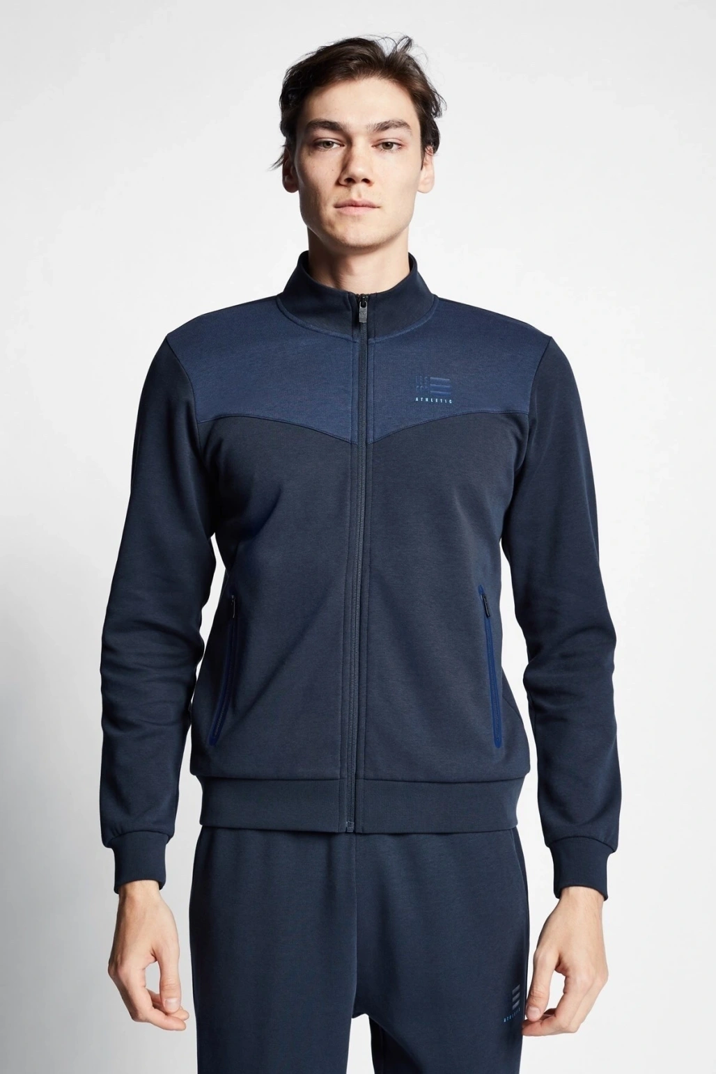 22b-1104 Fermuarlı Üst K.lacıvert