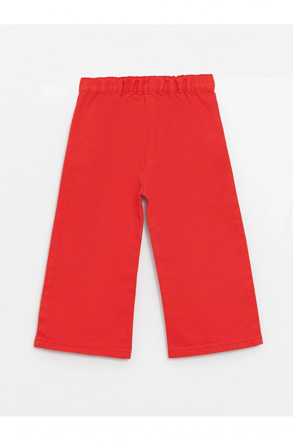 Basic Geniş Paça Gabardin Kız Bebek Pantolon
