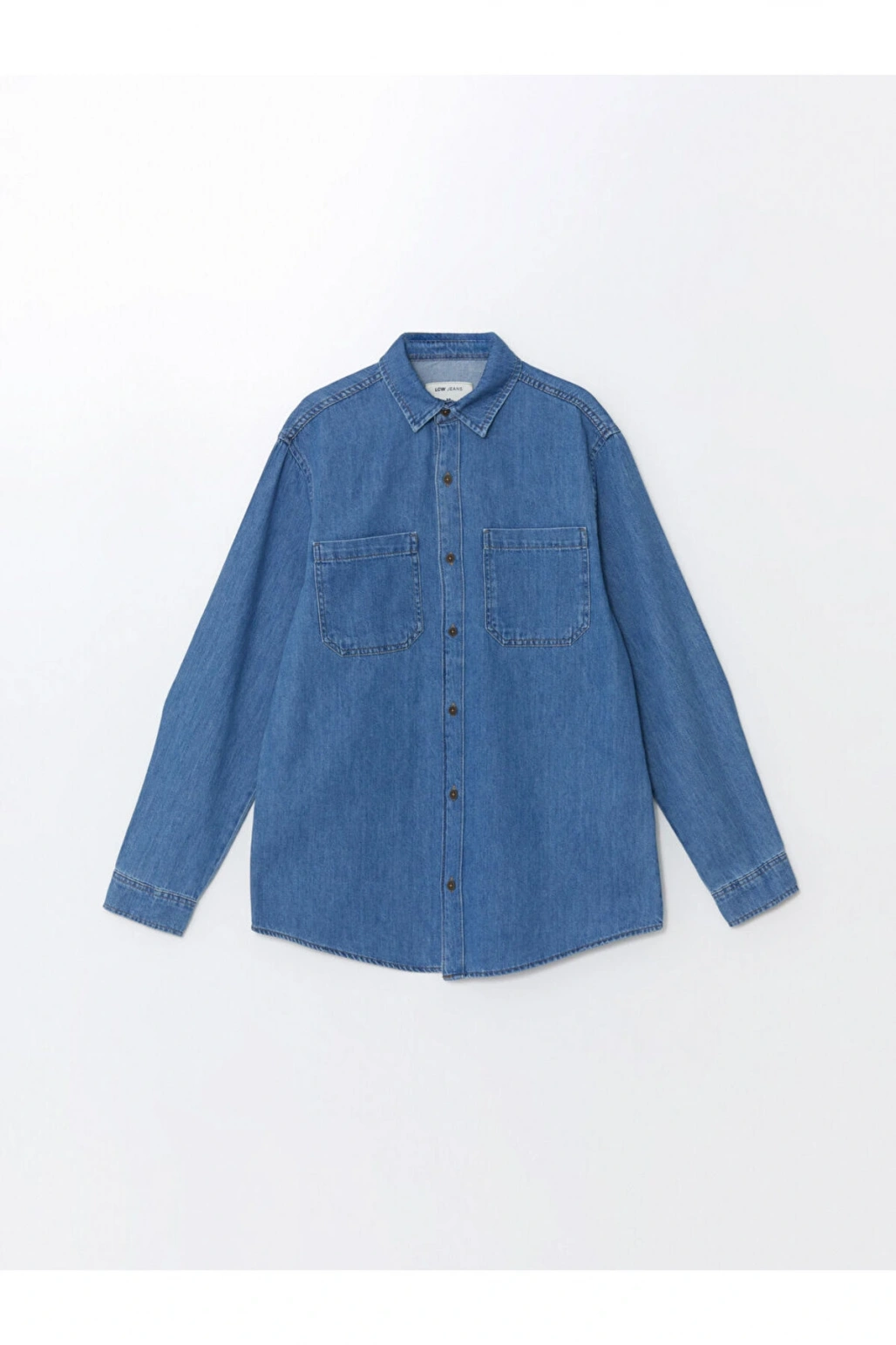 LCW Regular Fit Uzun Kollu Erkek Jean Gömlek