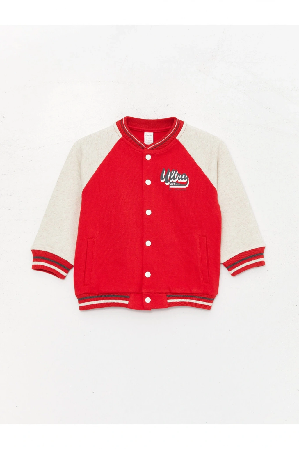 Bisiklet Yaka Uzun Kollu Baskılı Erkek Bebek Sweatshirt ve Pantolon 2li Takım