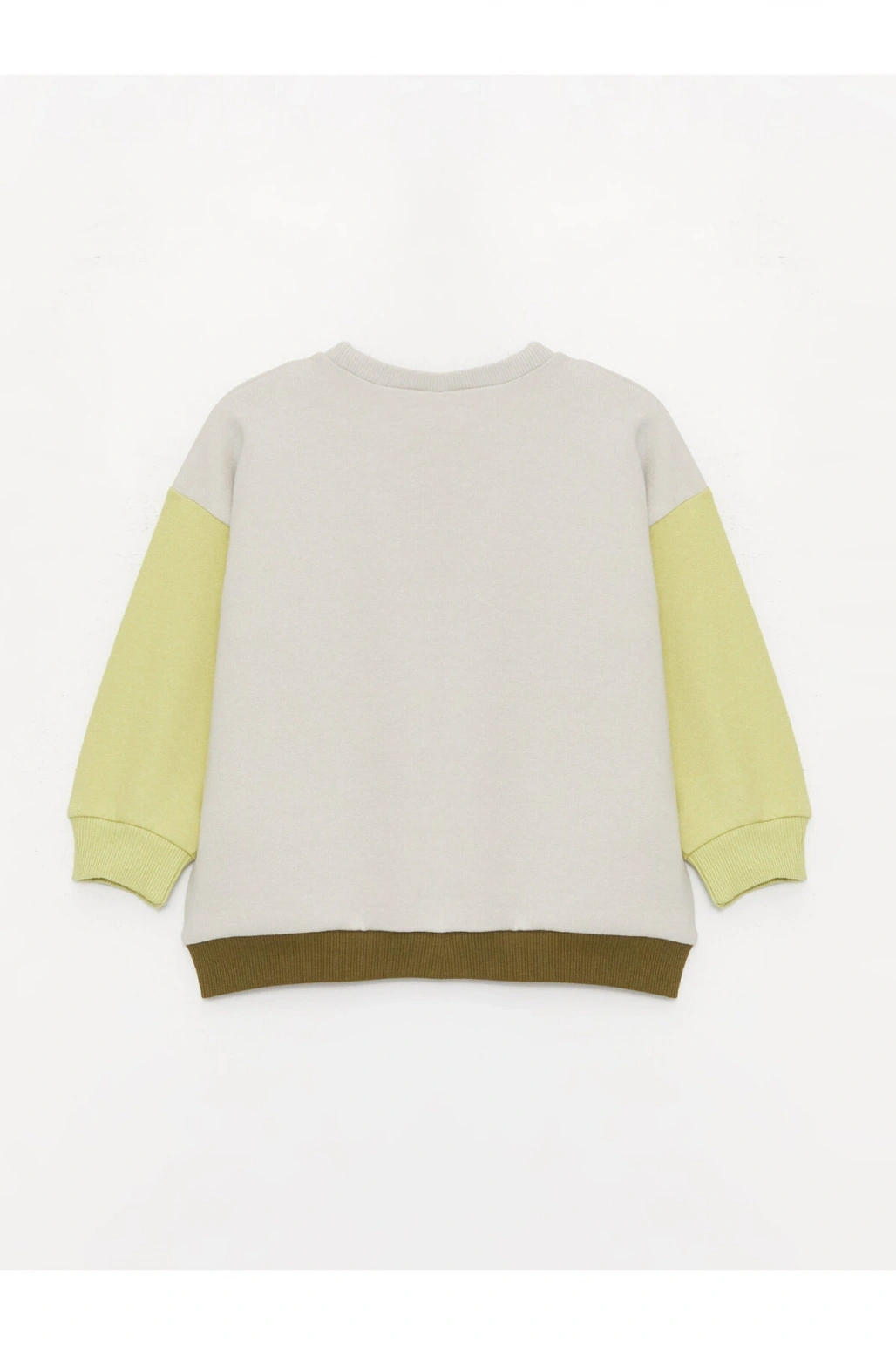 Bisiklet Yaka Uzun Baskılı Erkek Bebek Sweatshirt ve Pantolon 2li Takım