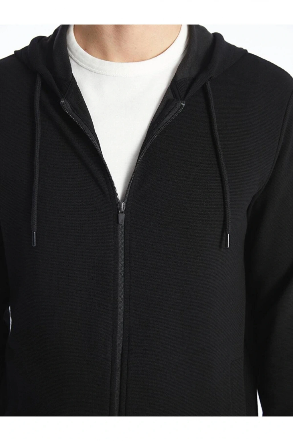 LCWAIKIKI Classic Kapüşonlu Uzun Kollu Erkek Spor Hırka