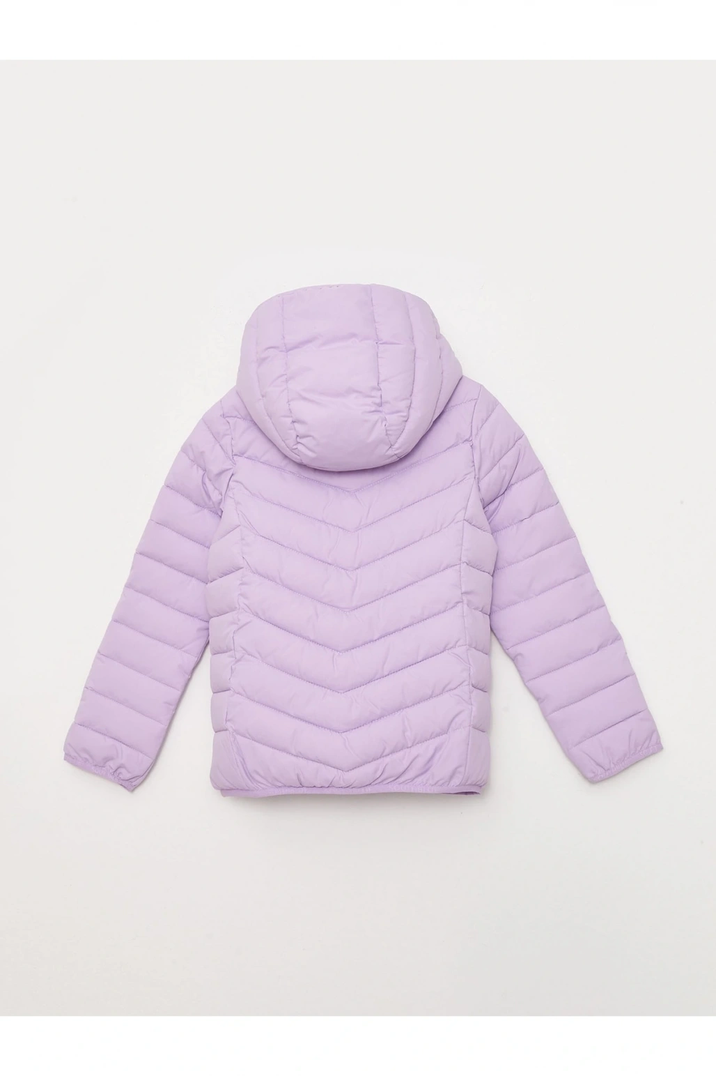Kapüşonlu Basic Kız Çocuk Şişme Mont