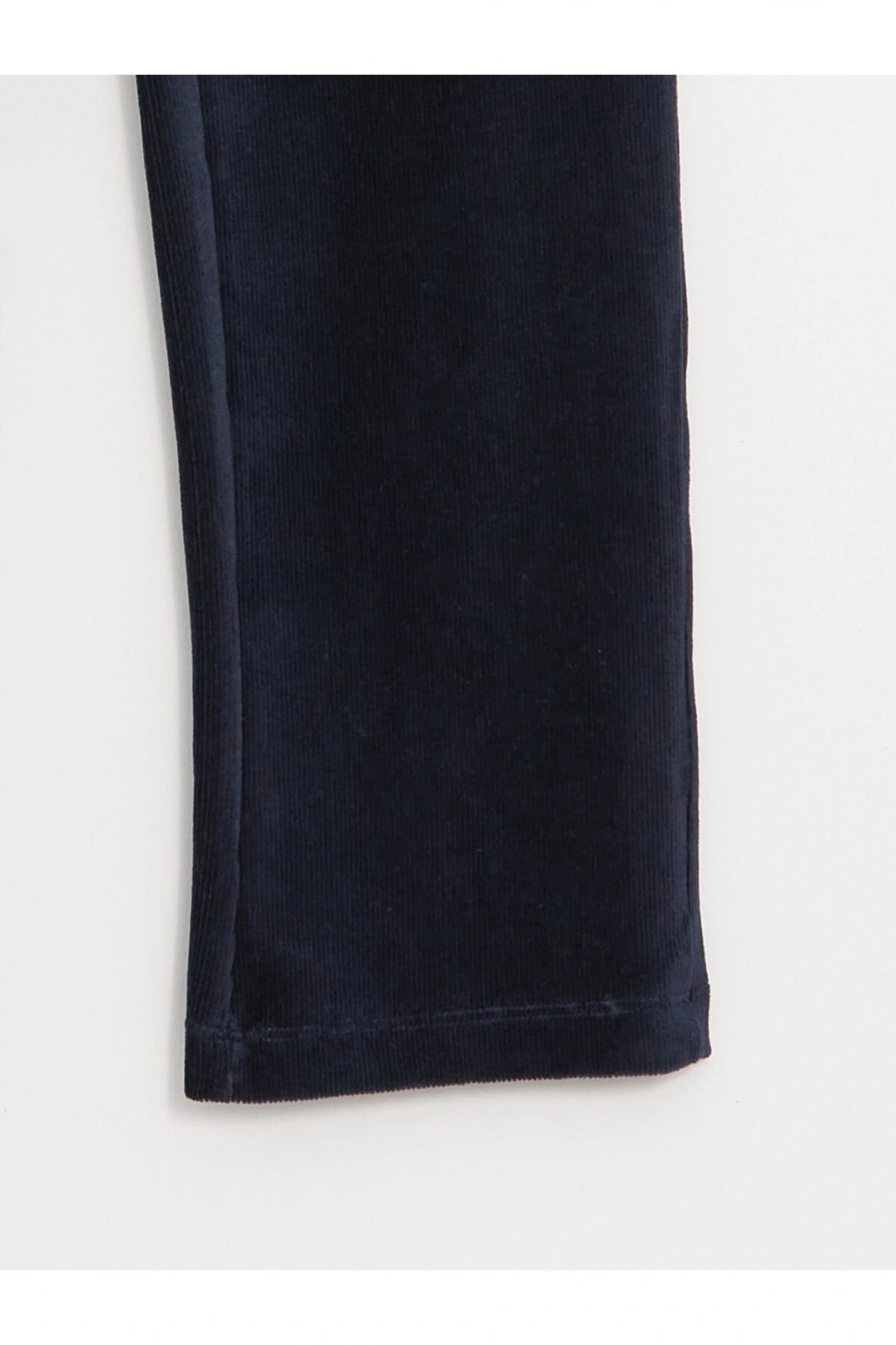 Beli Lastikli Basic Kadife Kız Çocuk Eşofman Altı