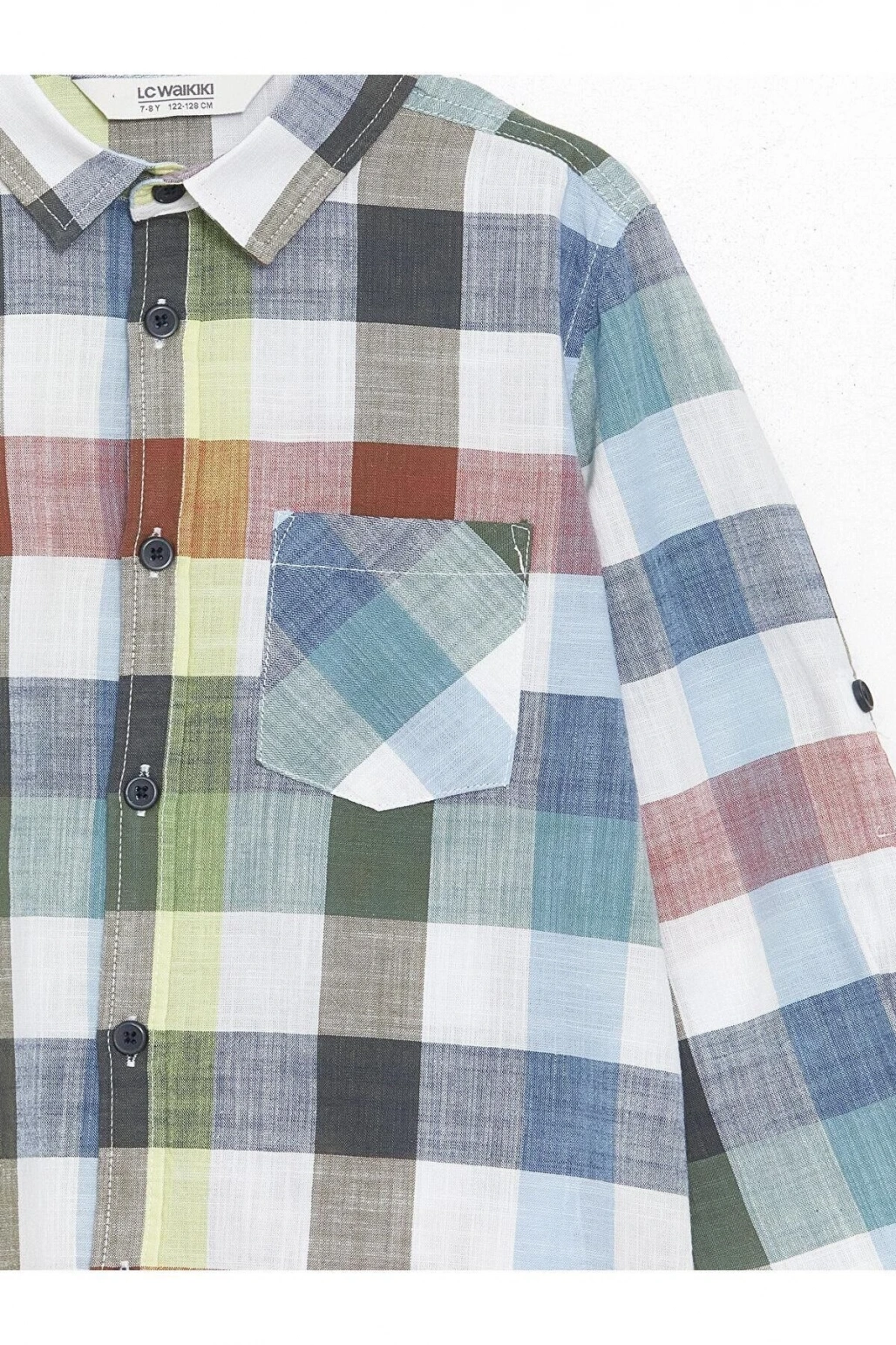 LCW Kids Ekose Uzun Kollu Erkek Çocuk Gömlek