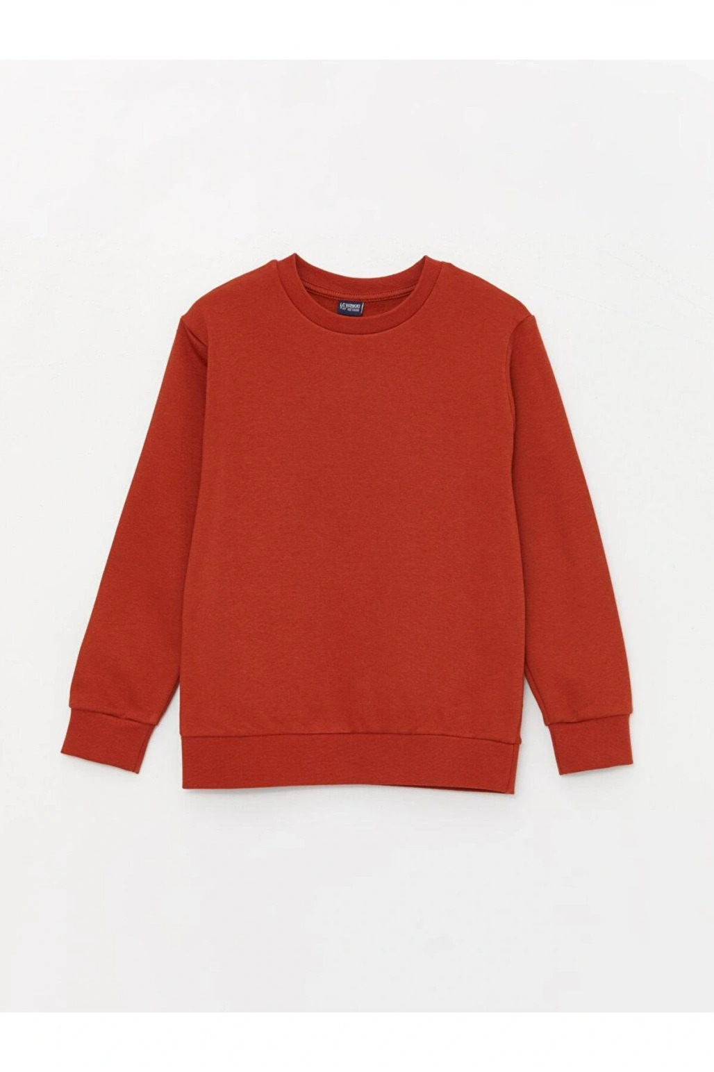 Bisiklet Yaka Basic Uzun Kollu Erkek Çocuk Sweatshirt