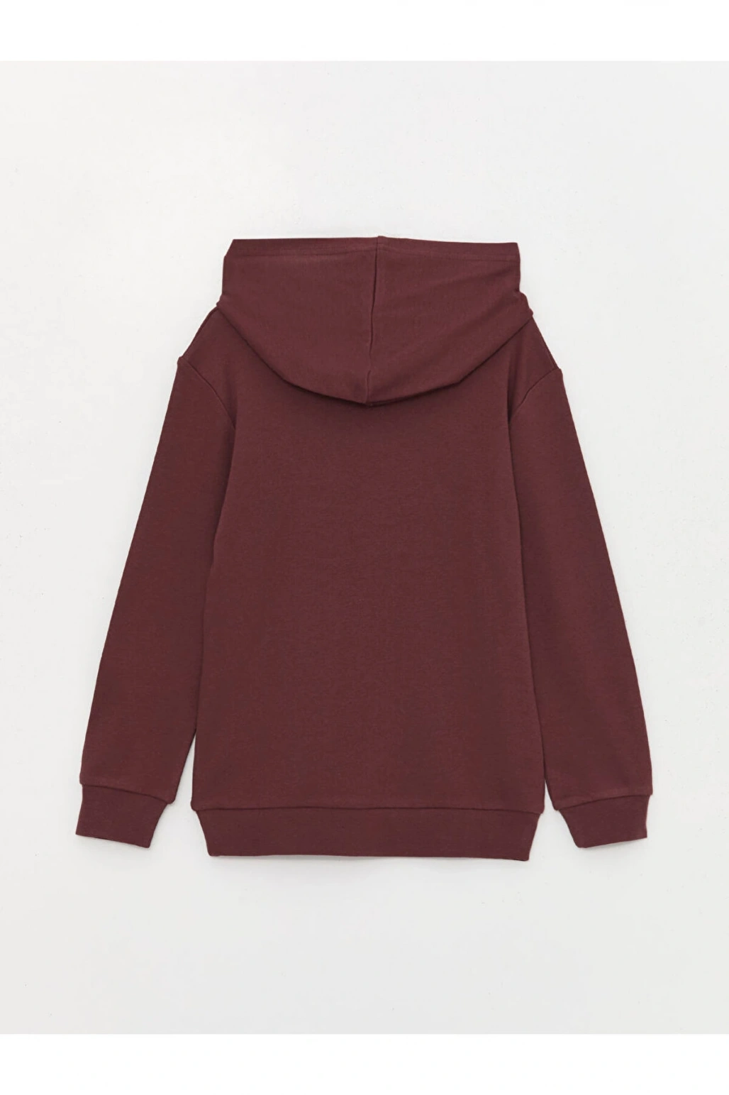 LCW Kids Mürdüm Kapüşonlu Baskılı Uzun Kollu Erkek Çocuk Tişört