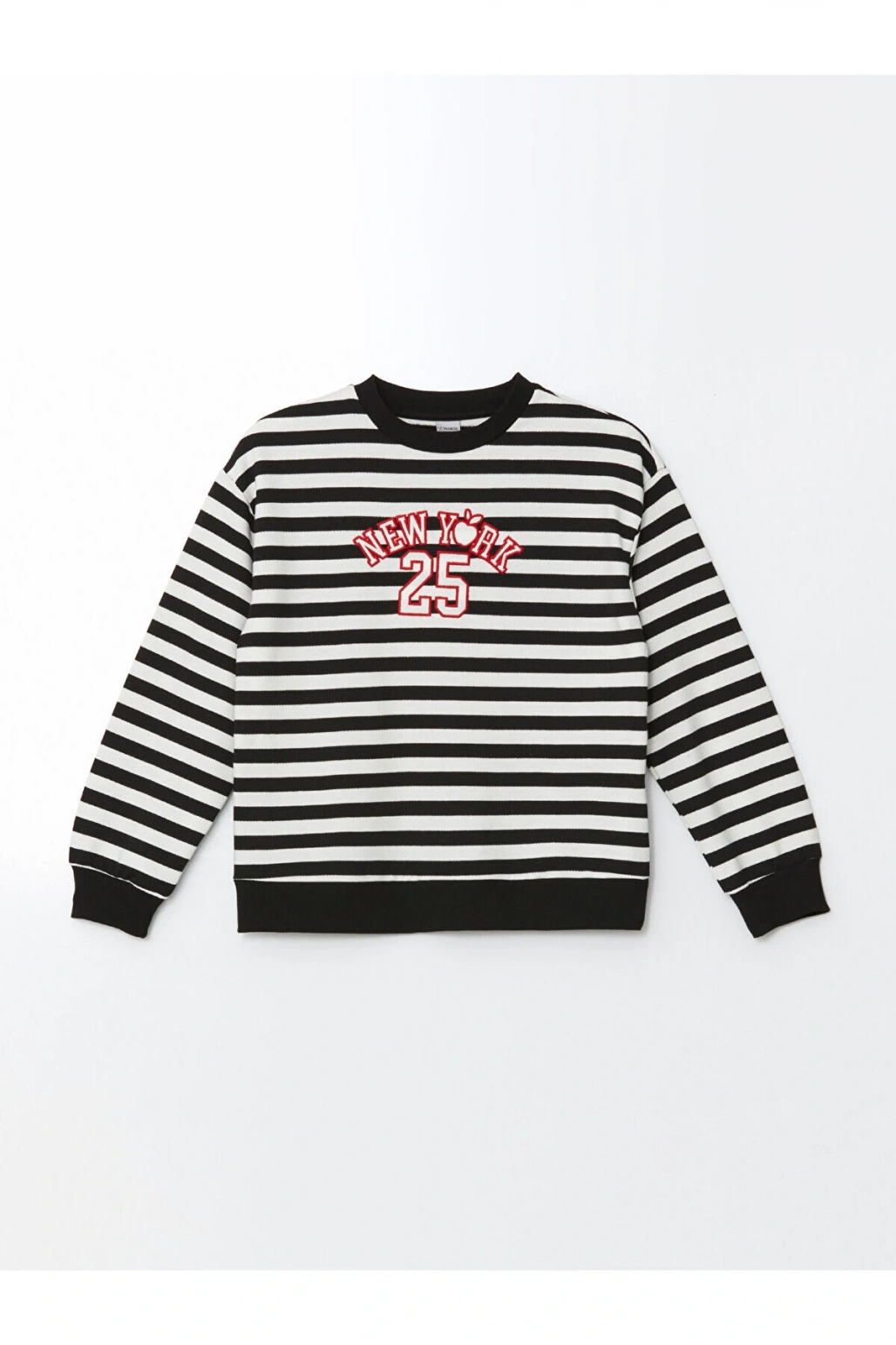 Lcwk Bisiklet Yaka Kız Çocuk Kalın Sweatshirt