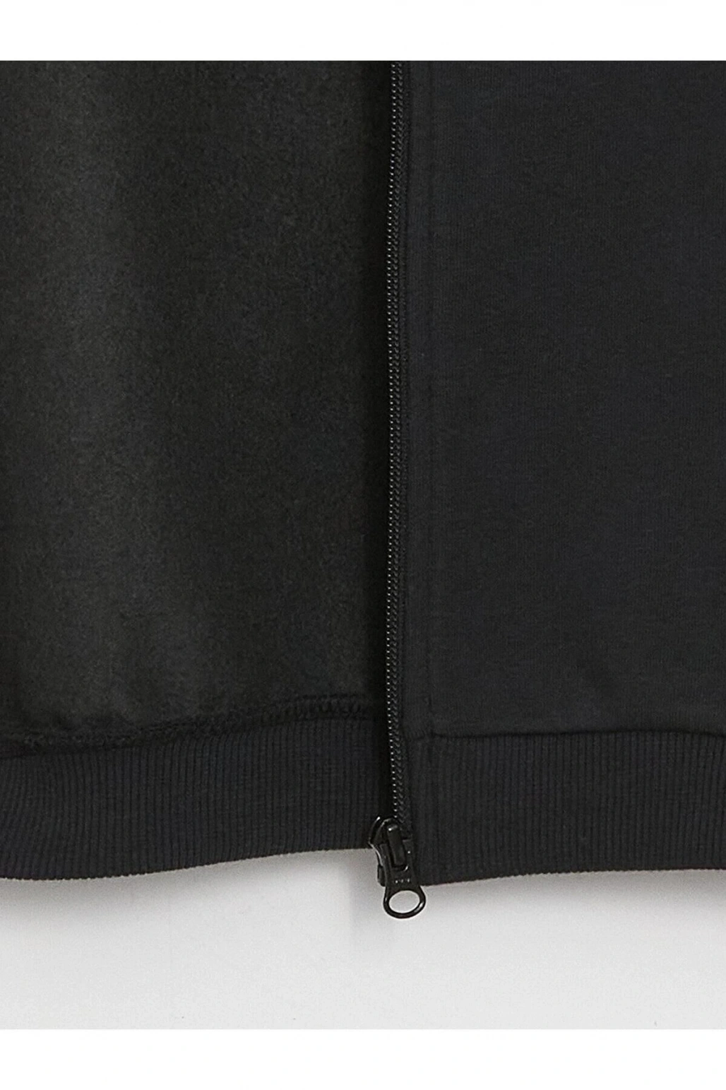 LCW baby Kolej Yaka Uzun Kollu Basic Erkek Bebek Fermuarlı Sweatshirt