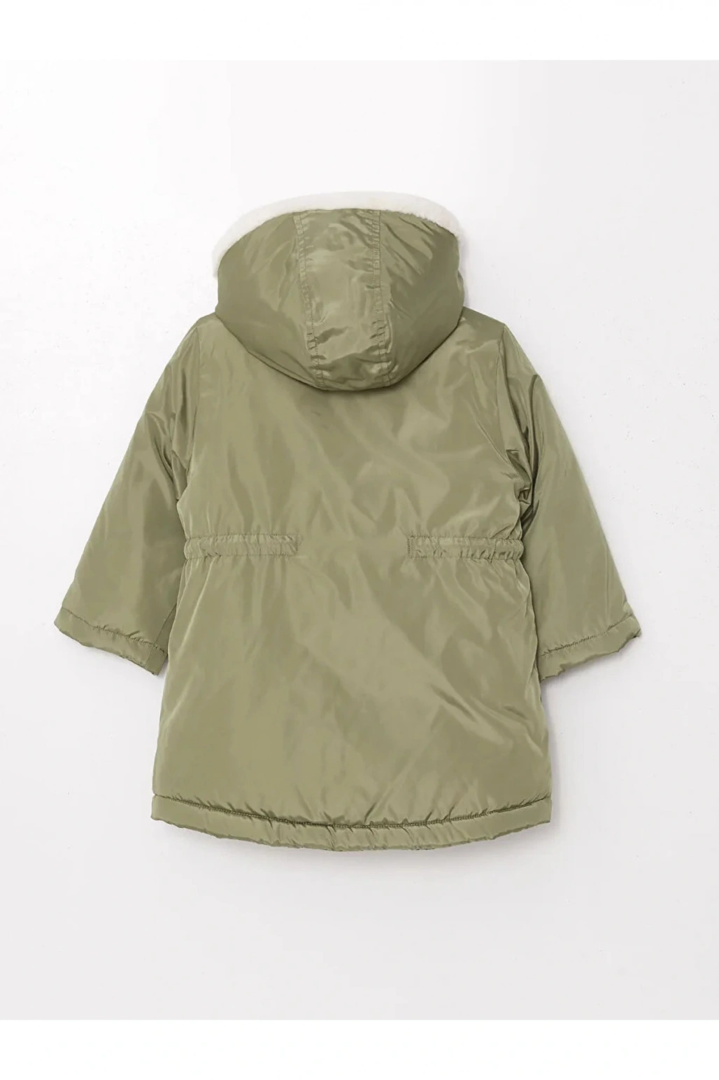 Kapüşonlu Kız Çocuk Mont