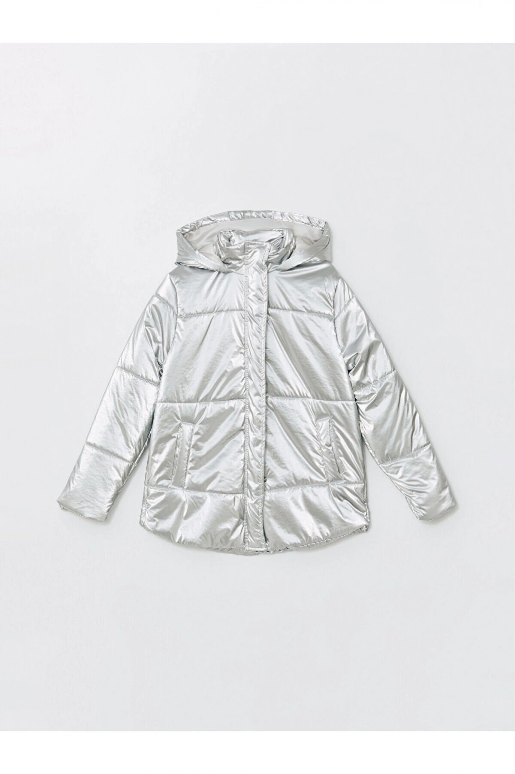 Lcwk Kapüşonlu Kız Çocuk Şişme Mont