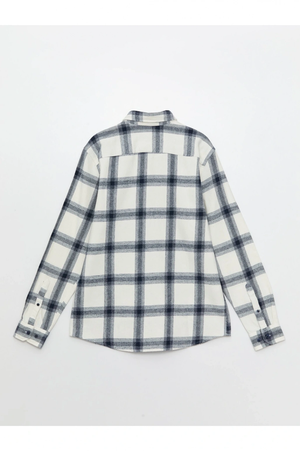 Regular Fit Uzun Kollu Ekose Gabardin Erkek Gömlek