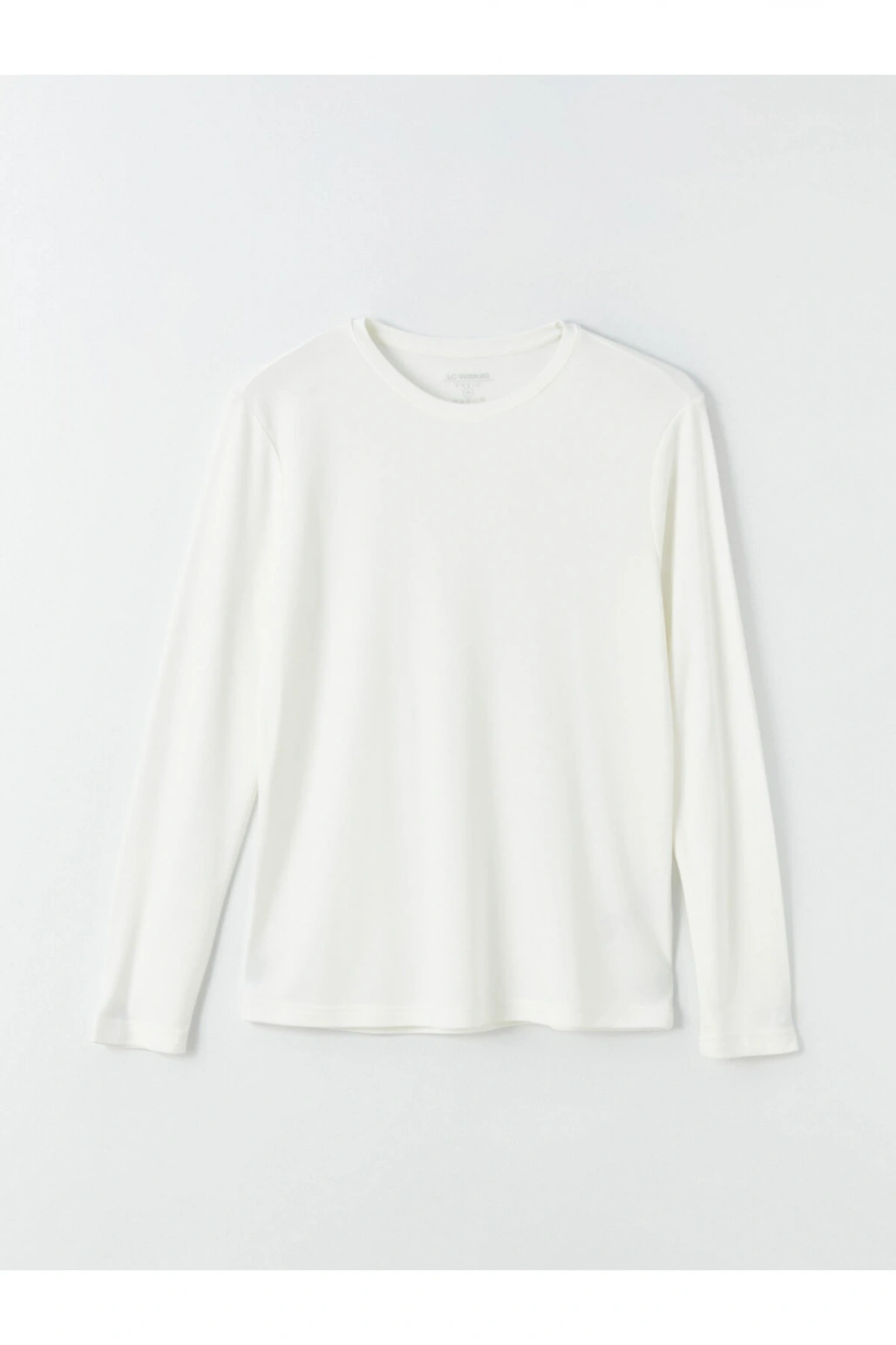 Bisiklet Yaka Uzun Kollu Erkek Tişört