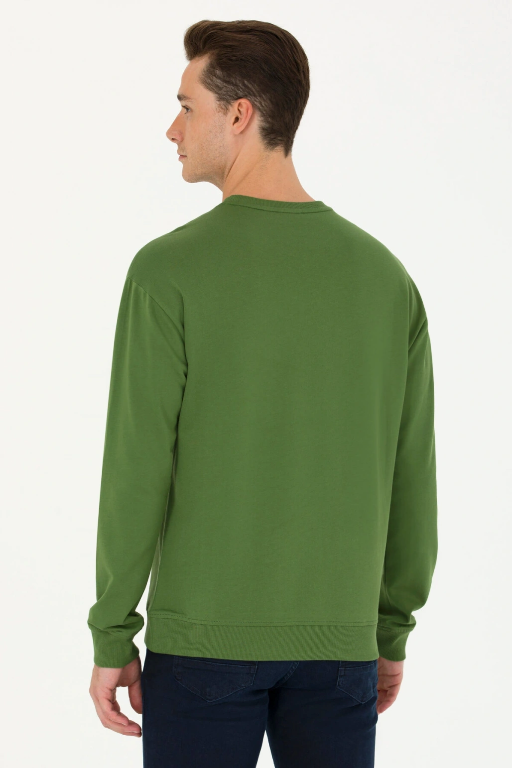 Erkek Yeşil Sweatshirt 50270752-VR054