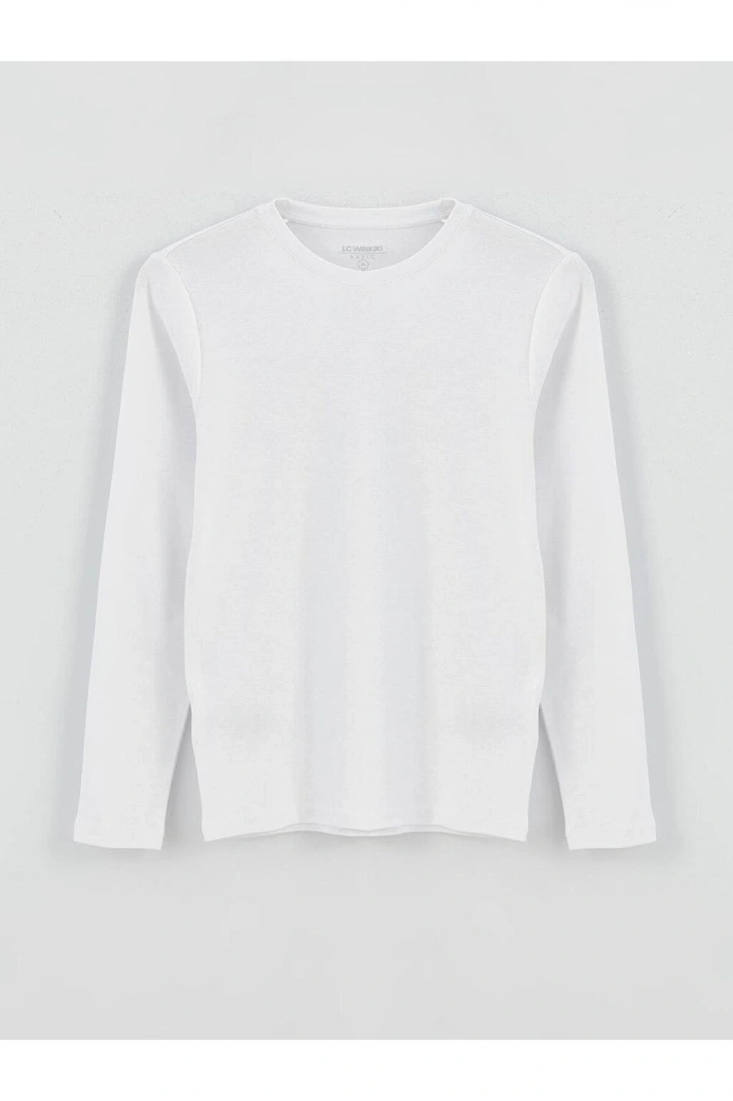 Classic Bisiklet Yaka Uzun Kollu Erkek Sweatshirt