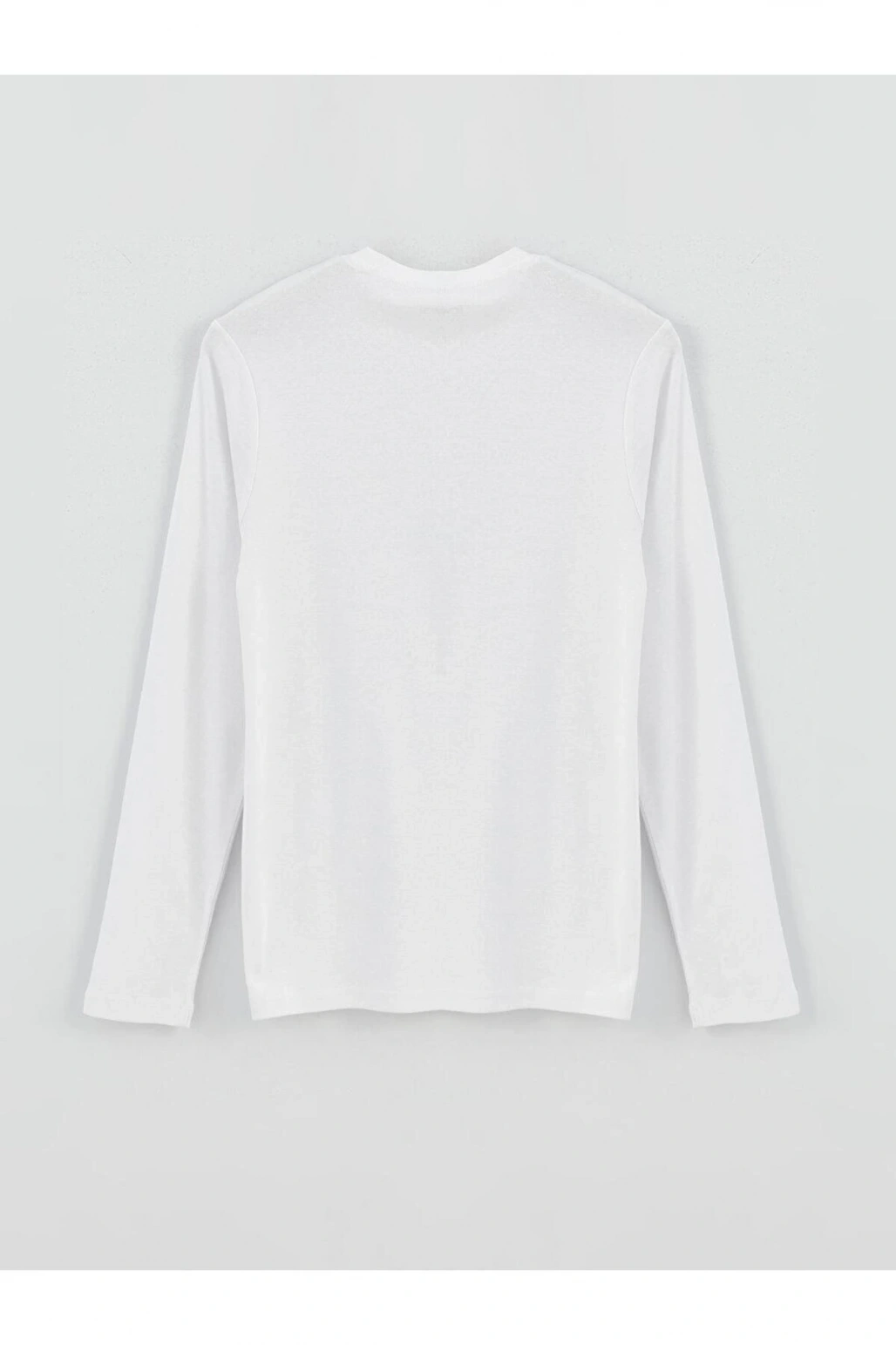 Classic Bisiklet Yaka Uzun Kollu Erkek Sweatshirt