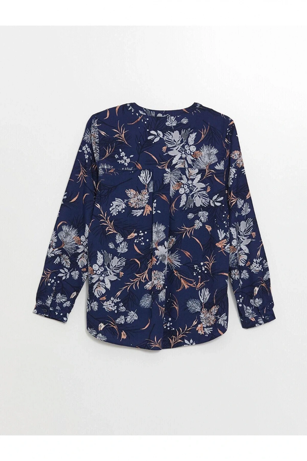 Lcw Grace Baskılı Kaçık Yaka Çiçekli Uzun Kollu Kadın Bluz