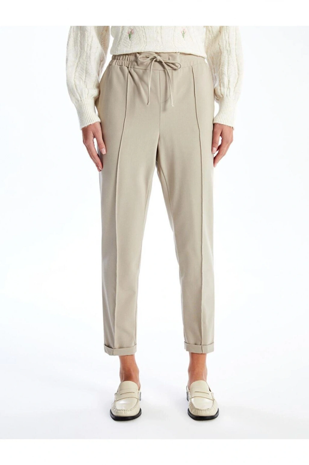 Beli Lastikli Kadın Pantolon (W4)