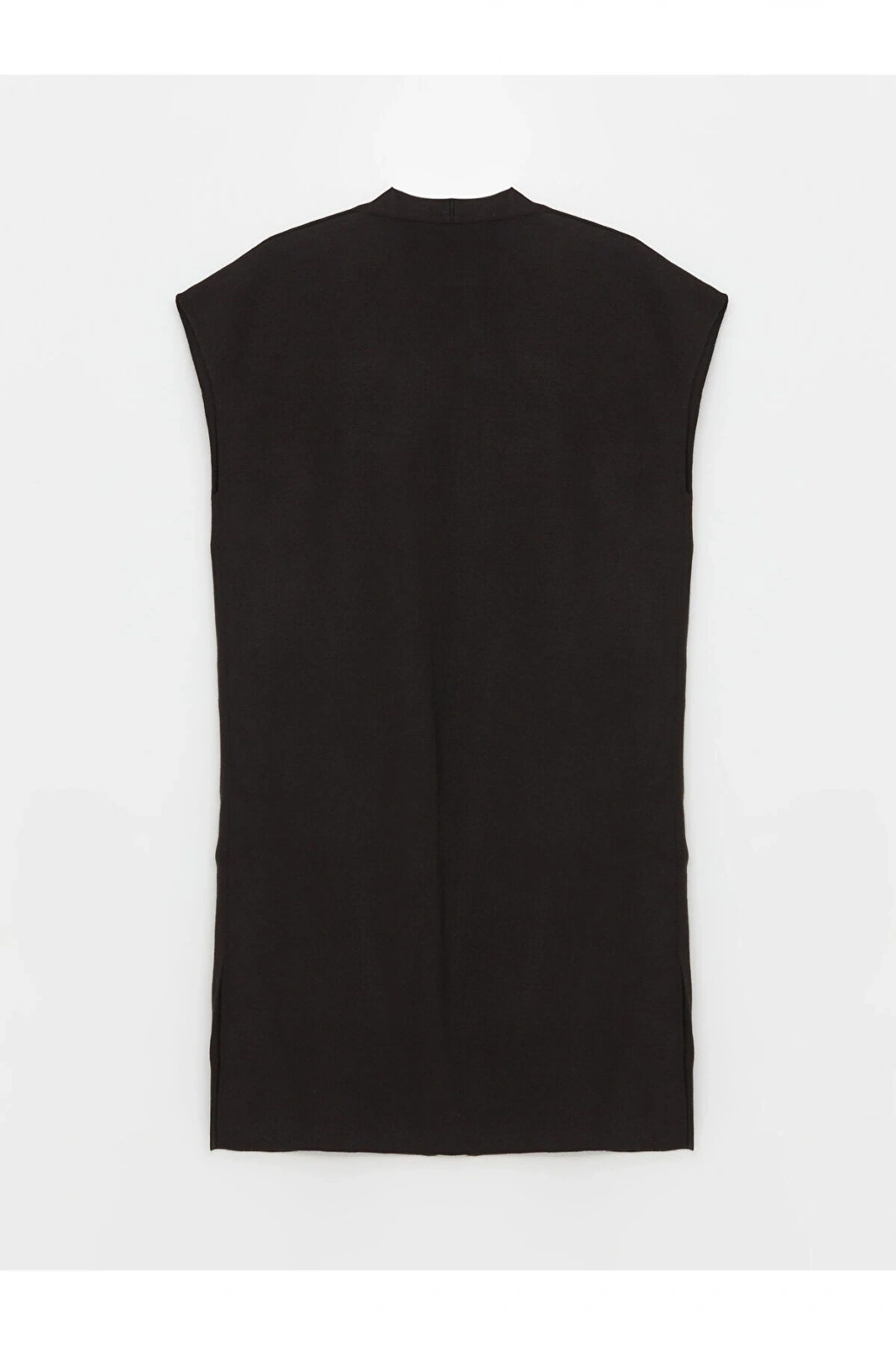 Şal Yaka Düz Kısa Kollu Oversize Kadın Triko Hırka