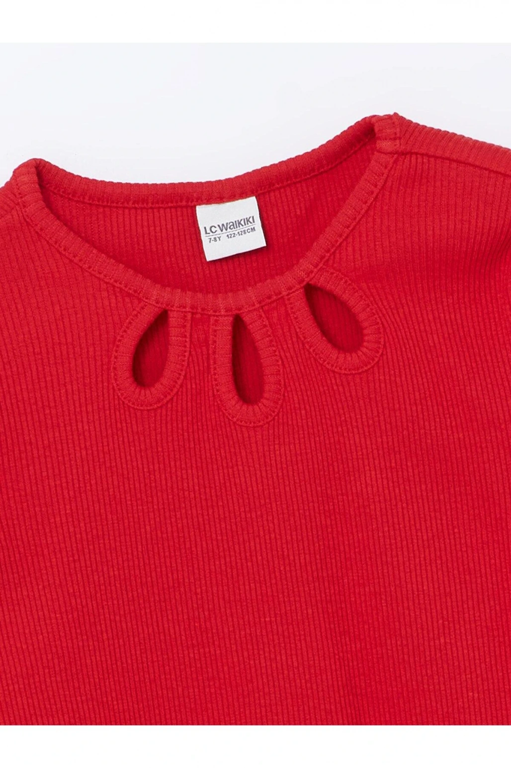 LCW Kids Bisiklet Yaka Kız Çocuk Tişört (W4)