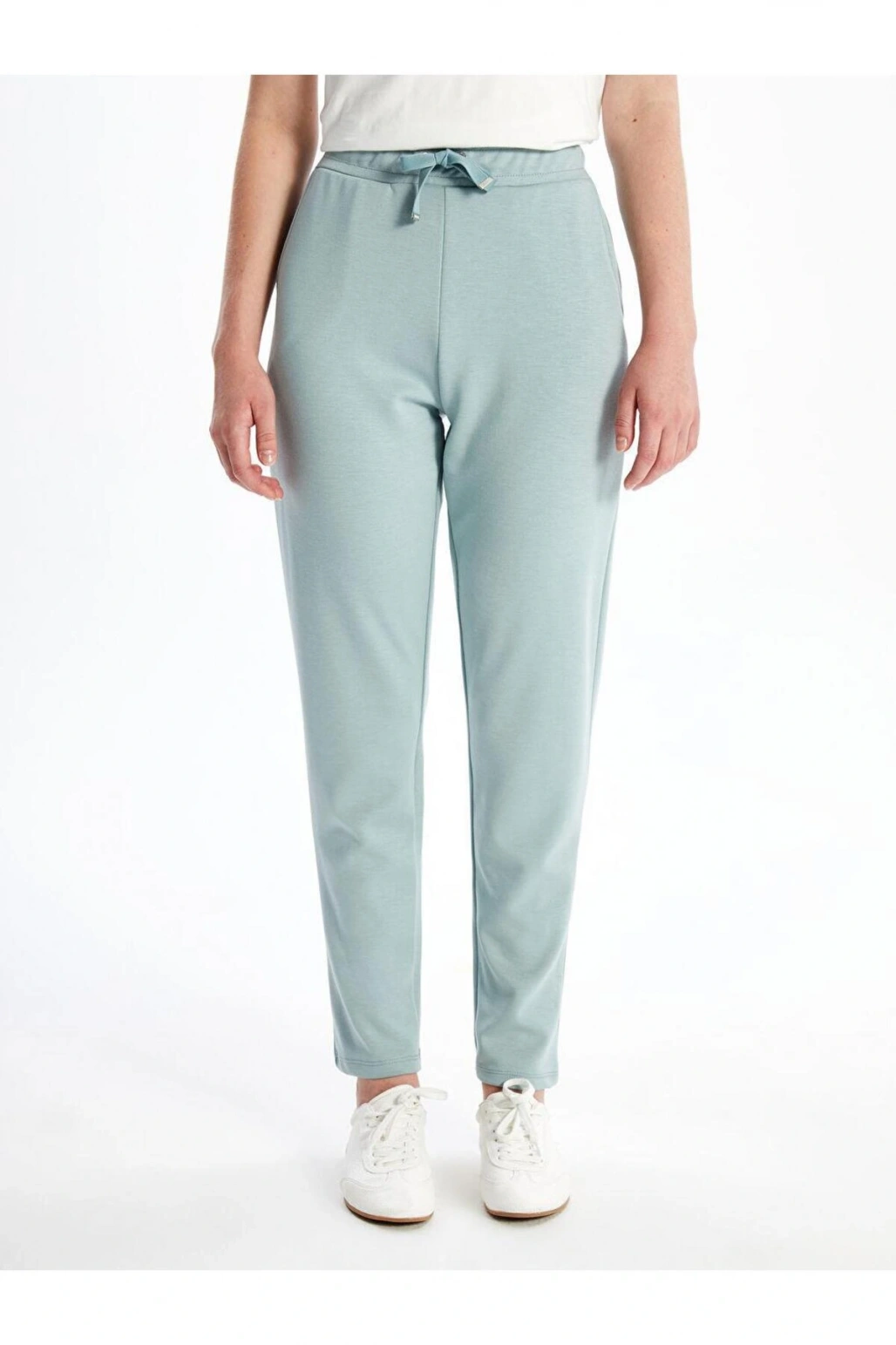 Kadın Beli Lastikli Düz Eşofman Altı