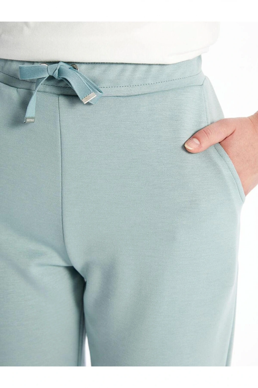 Kadın Beli Lastikli Düz Eşofman Altı