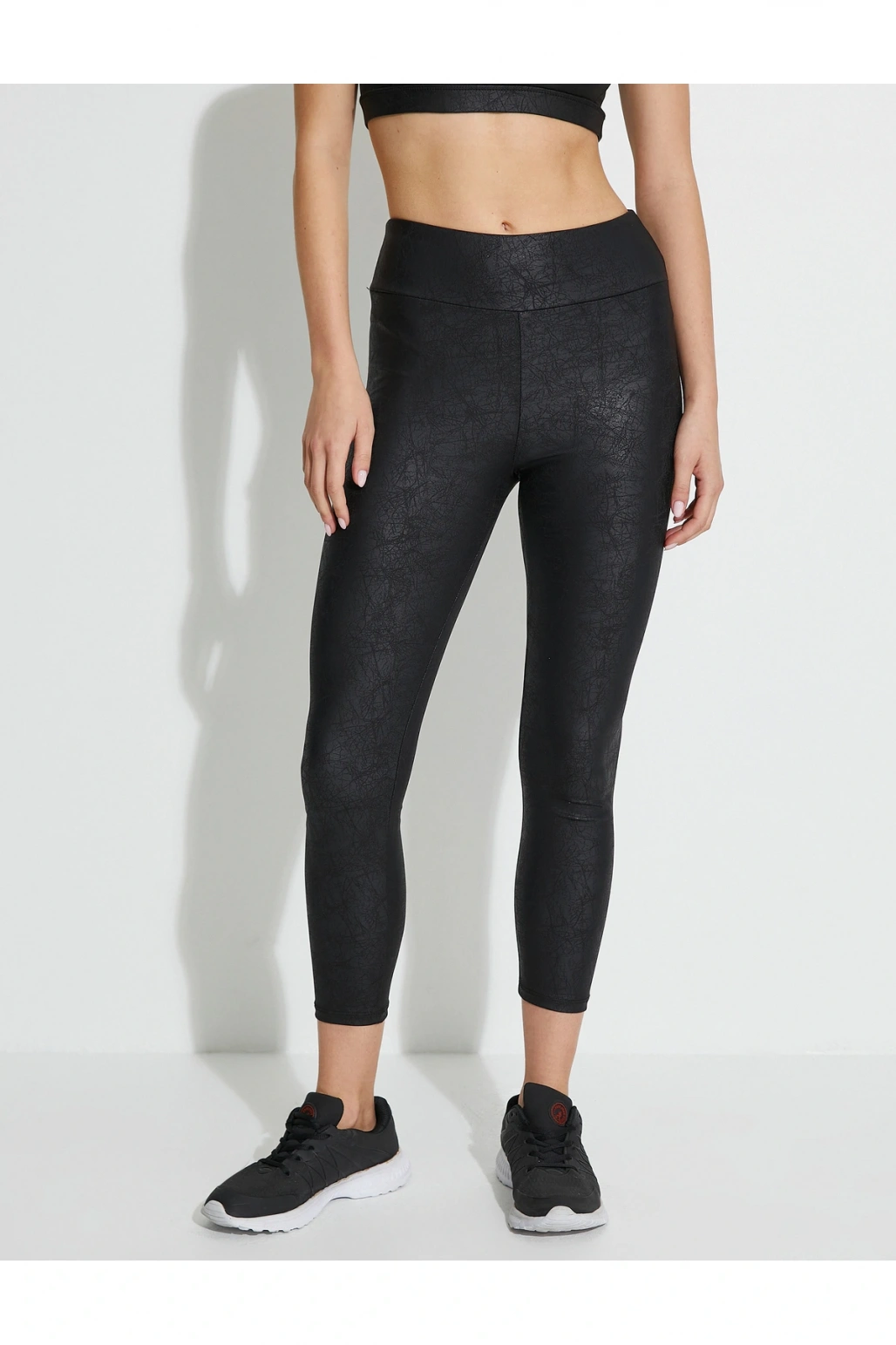 Suni Deri Spor Tayt Normal Bel