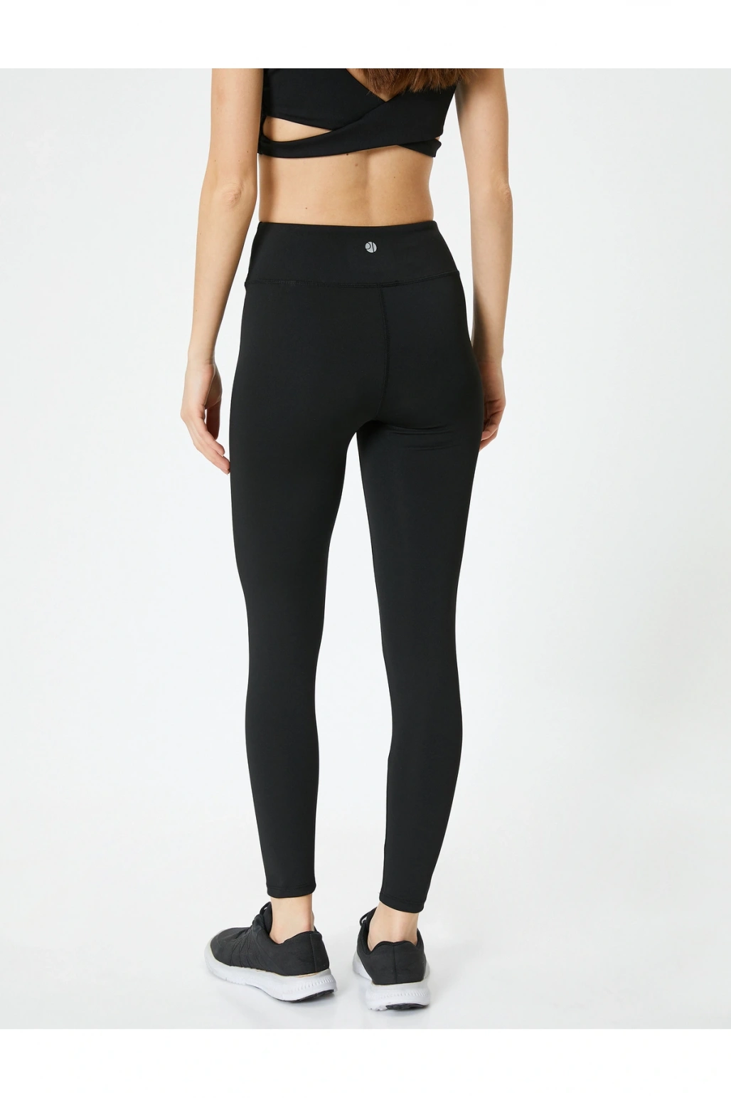 Spor Tayt Yüksek Bel Slim Fit İnterlok