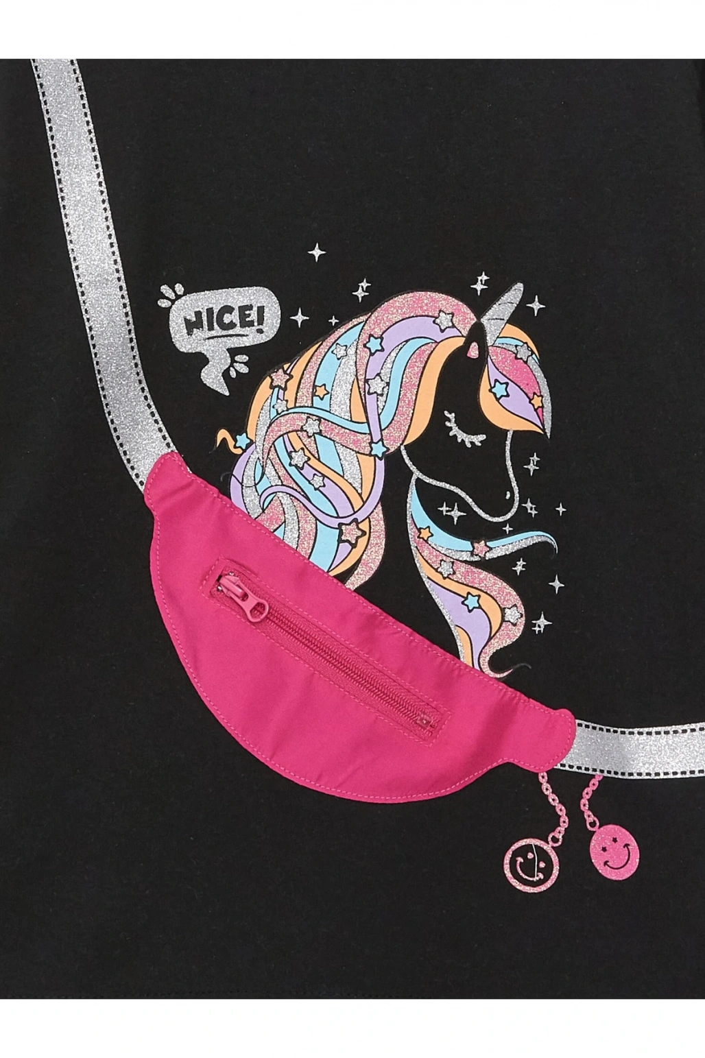 Bisiklet Yaka Basic Uzun Kollu Kız Çocuk Tişört