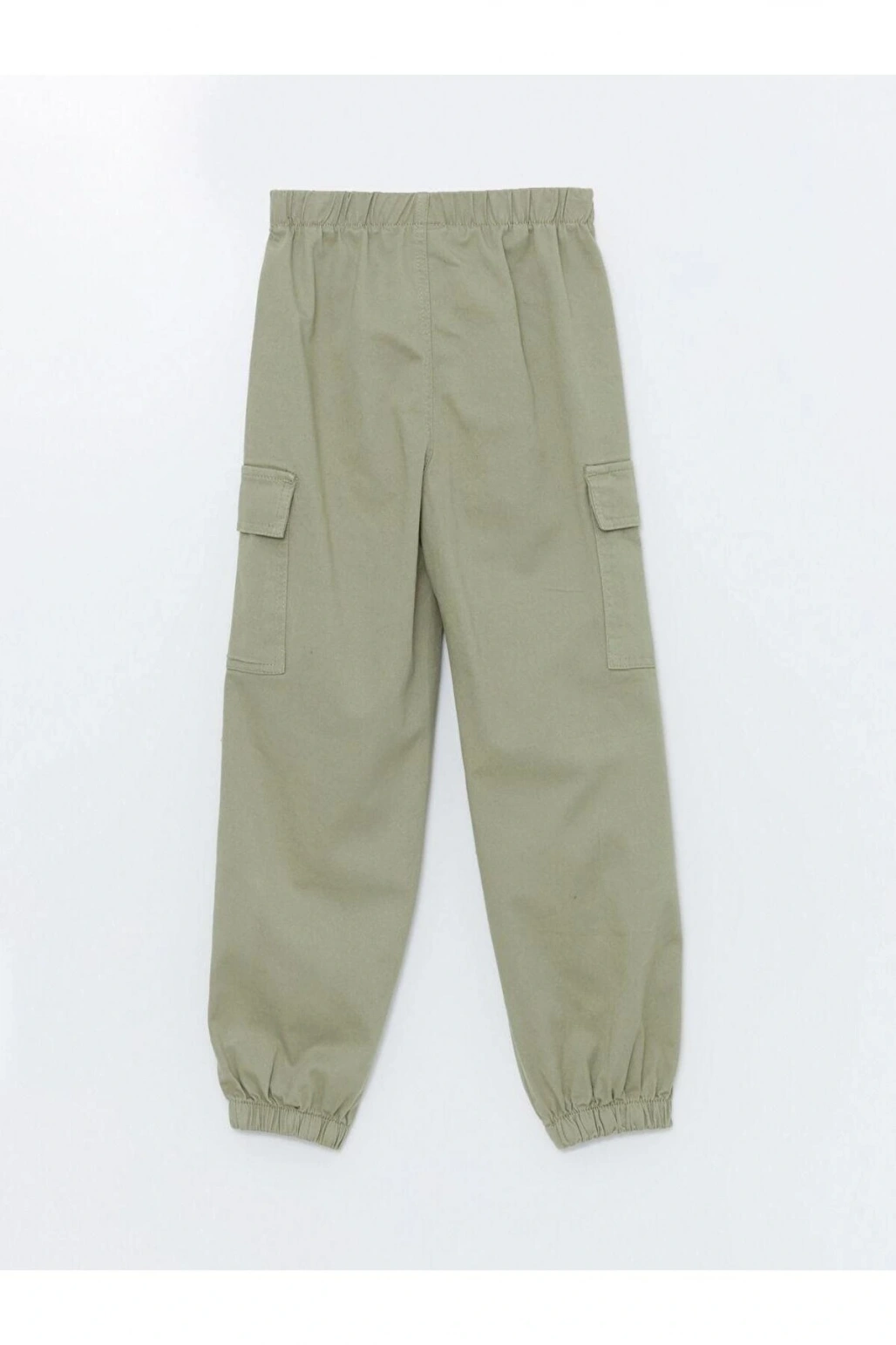 Beli Lastikli Kız Çocuk Kargo Jogger Pantolon