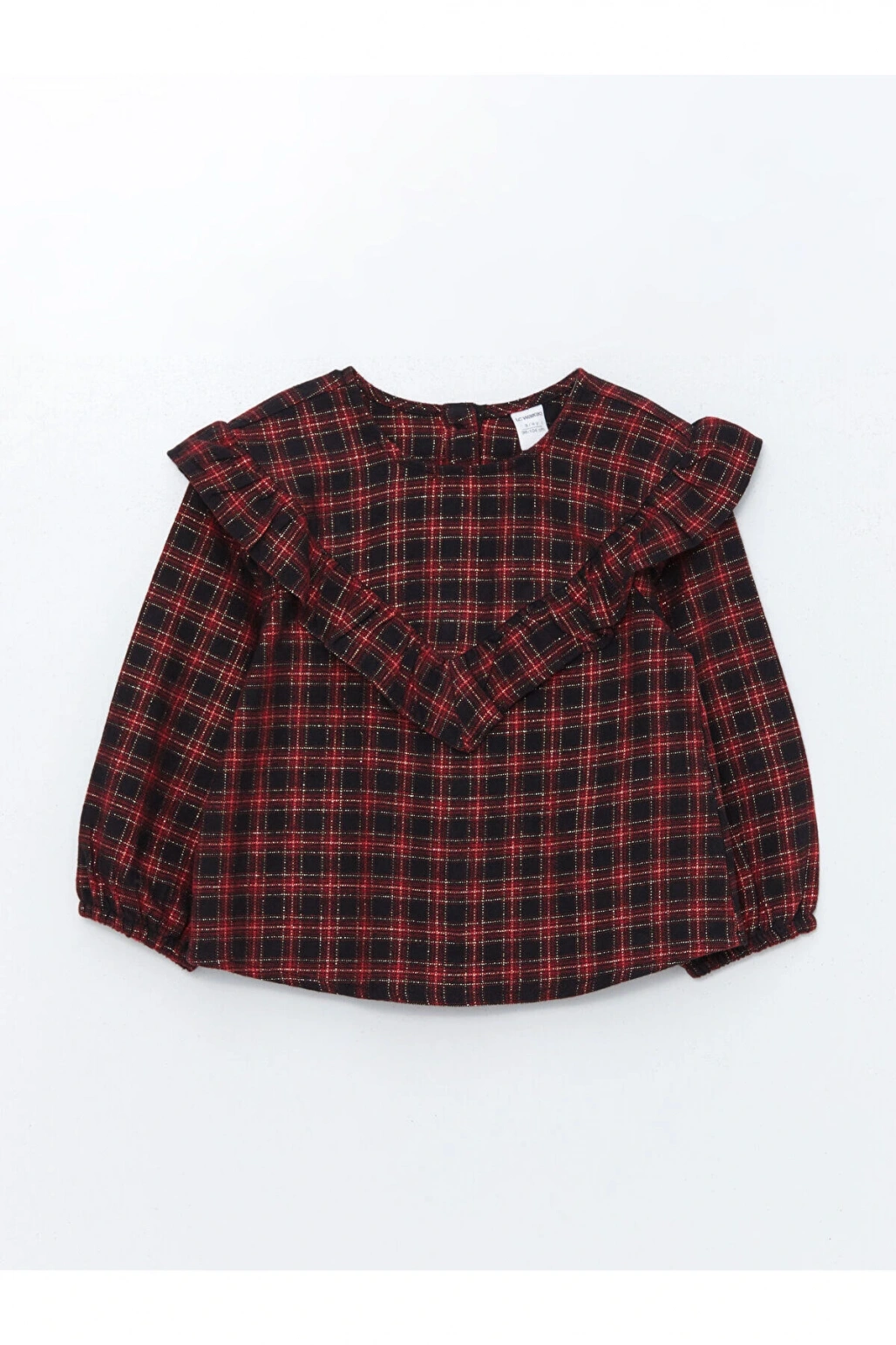 Lcwk Uzun Kollu Kız Bebek Ekose Gömlek