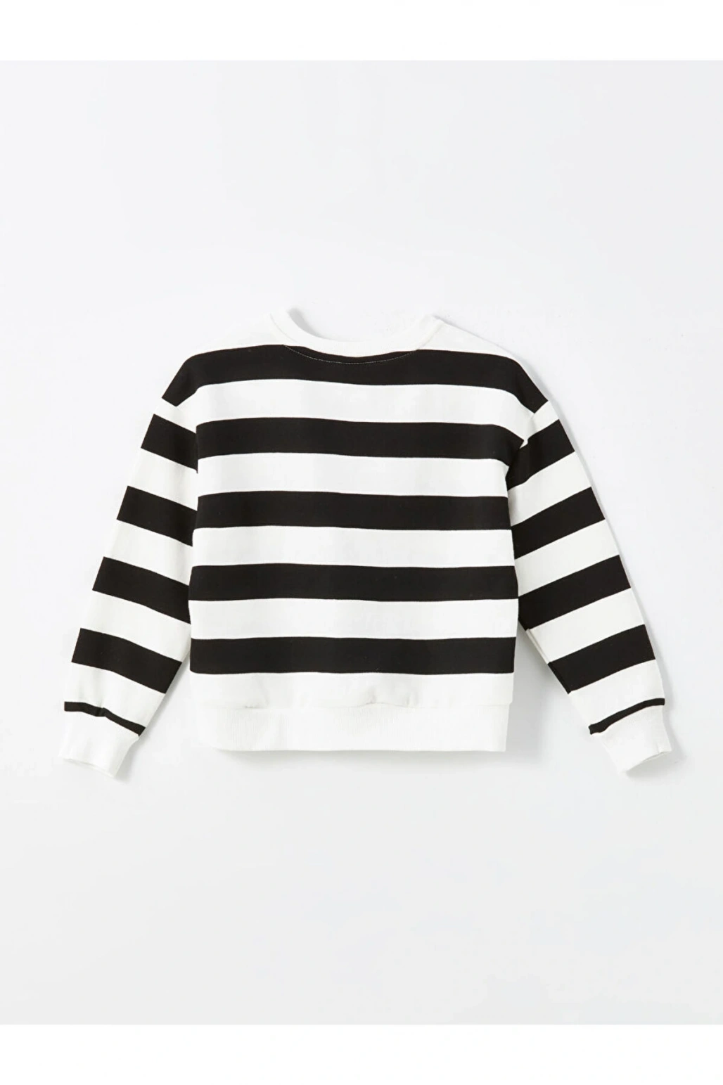 Bisiklet Yaka Kiz Cocuk Kalin Sweatshirt - W4bb72z4