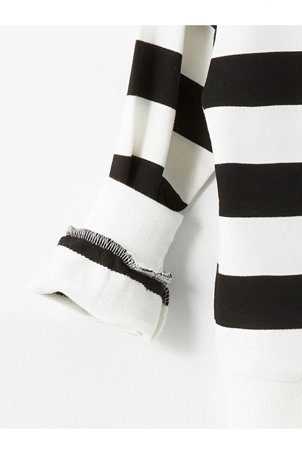 Bisiklet Yaka Kiz Cocuk Kalin Sweatshirt - W4bb72z4