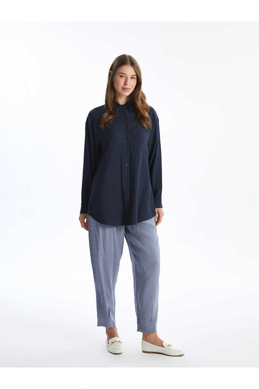 LCW Kadın Beli Lastikli Düz Pantolon