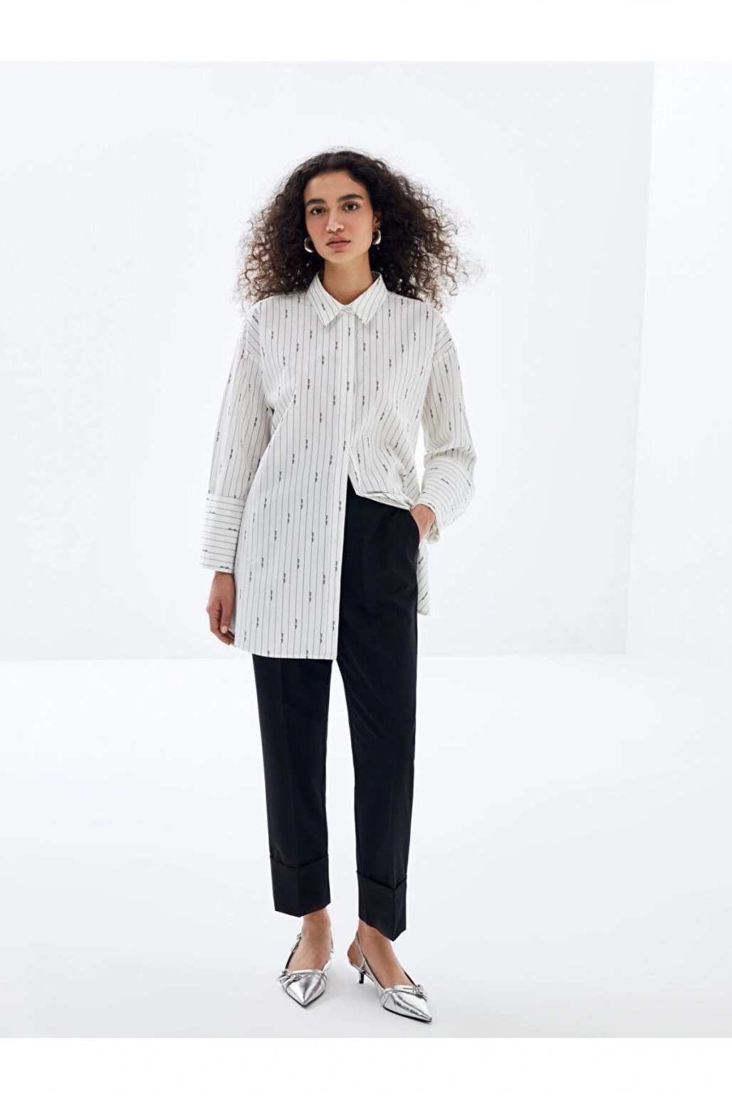 Standart Fit Kadın Cigarette Pantolon