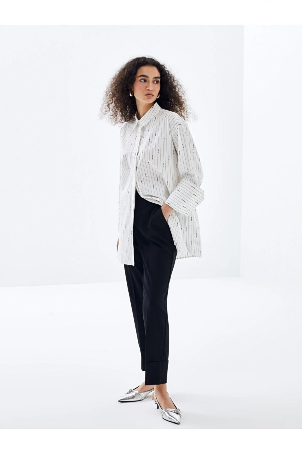 Standart Fit Kadın Cigarette Pantolon