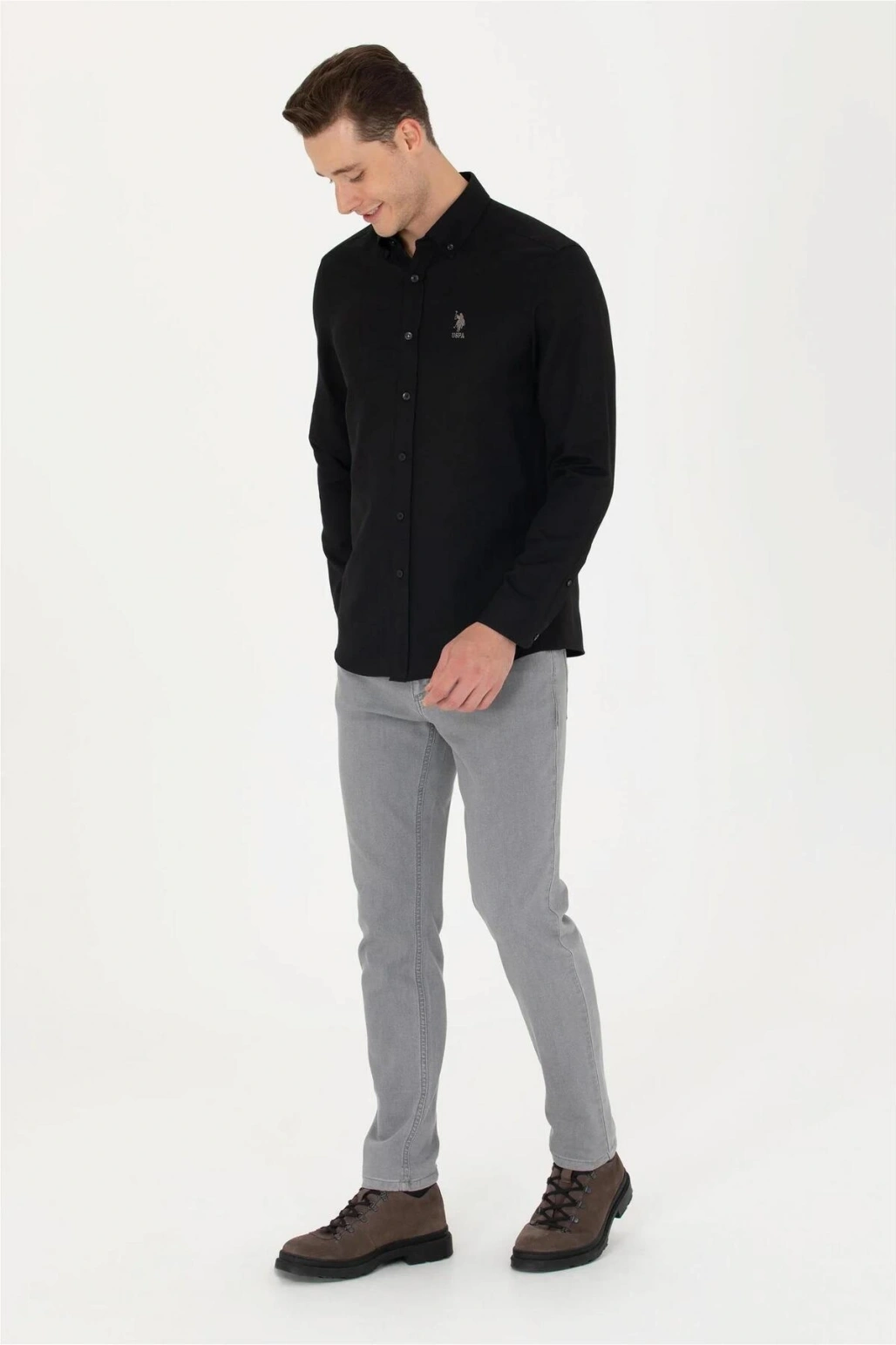 U.S. Polo Assn. Erkek Dokuma Gömlek