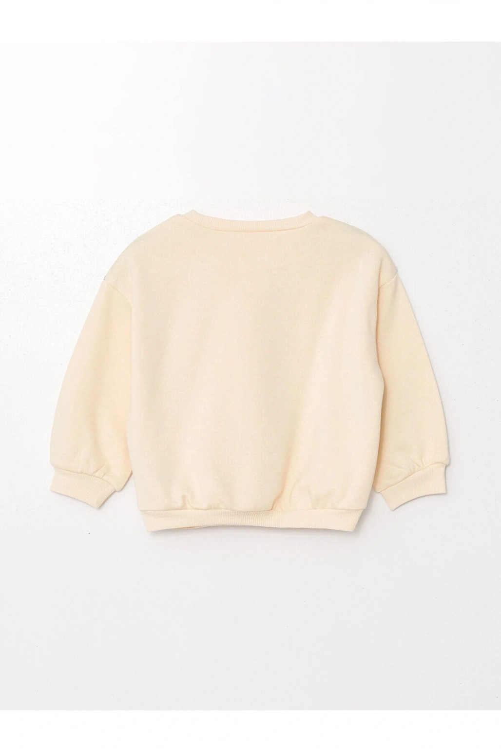 LW - Bisiklet Yaka Baskılı Kız Bebek Sweatshirt