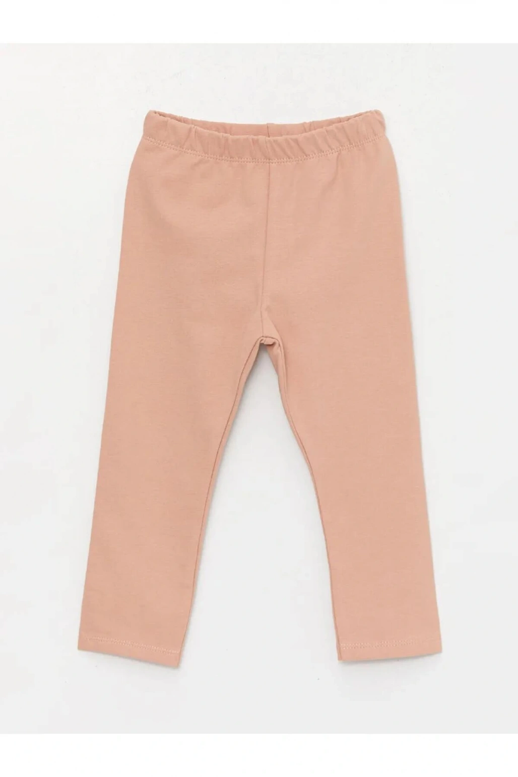 LCW baby Ekru Bisiklet Yaka Uzun Kollu Baskılı Kız Bebek Sweatshirt ve Tayt 2li Takım