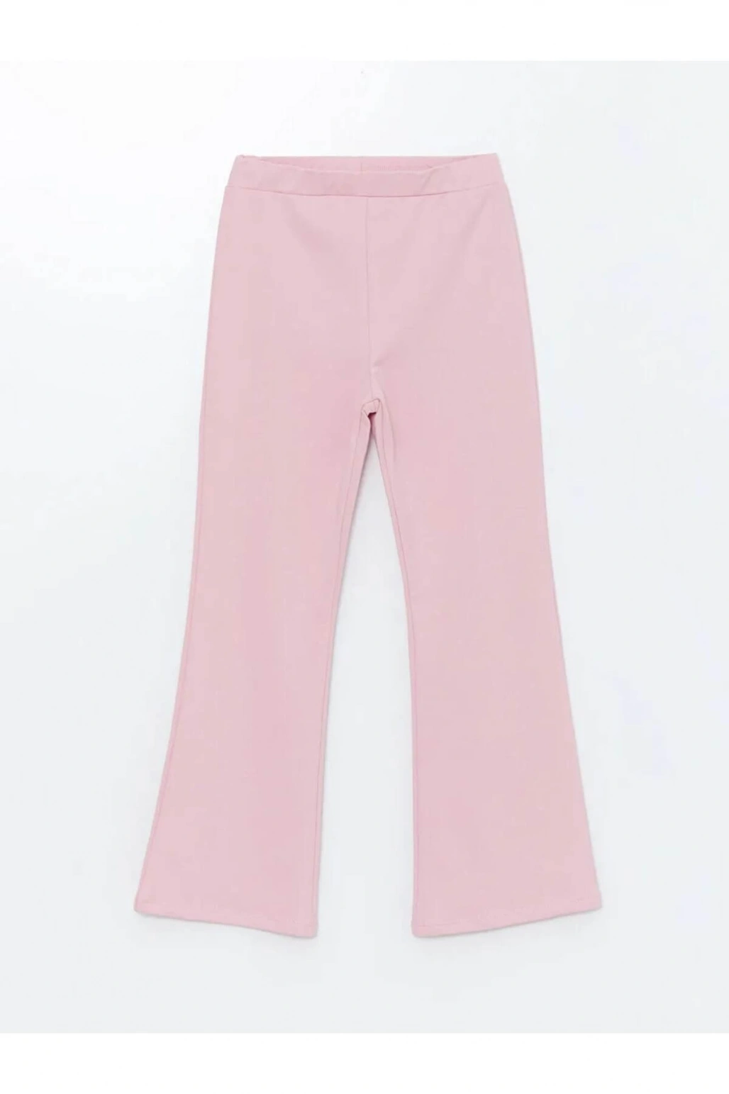 LCW Kids Ekru Bisiklet Yaka Baskılı Uzun Kollu Kız Çocuk Sweatshirt ve Tayt