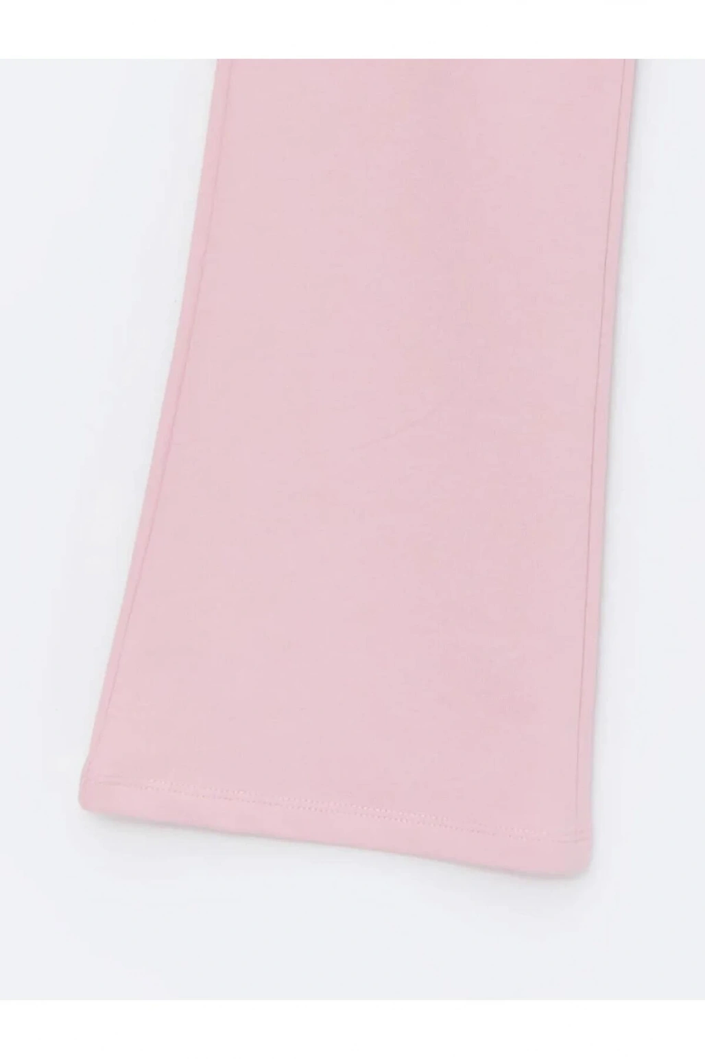 LCW Kids Ekru Bisiklet Yaka Baskılı Uzun Kollu Kız Çocuk Sweatshirt ve Tayt