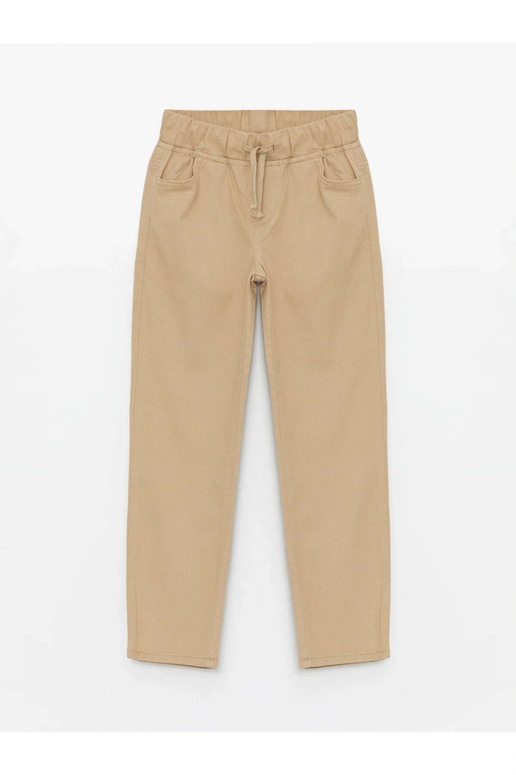 Beli Lastikli Slim Fit Erkek Çocuk Pantolon