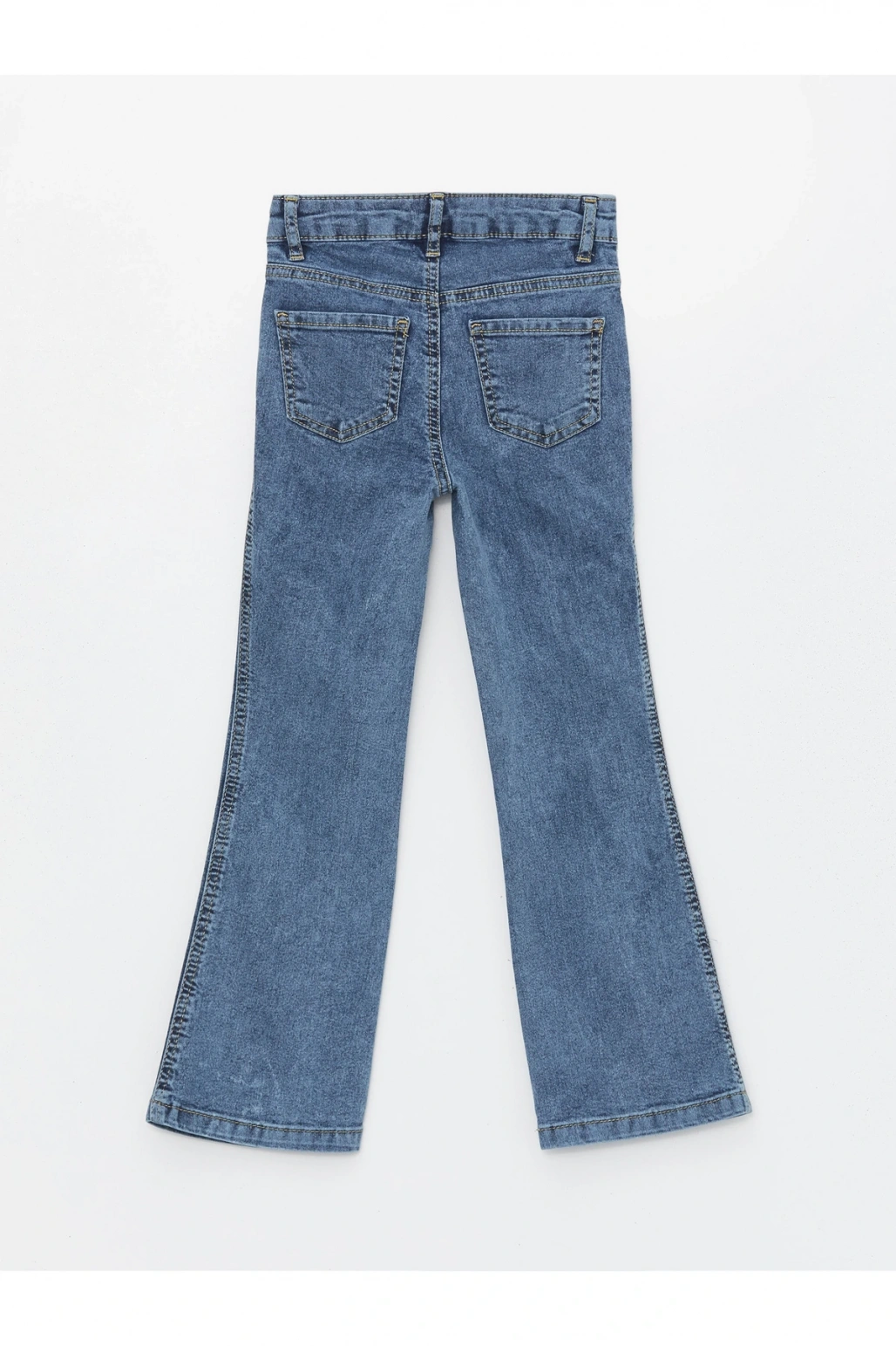 Basic İspanyol Paça Kız Çocuk Jean Pantolon