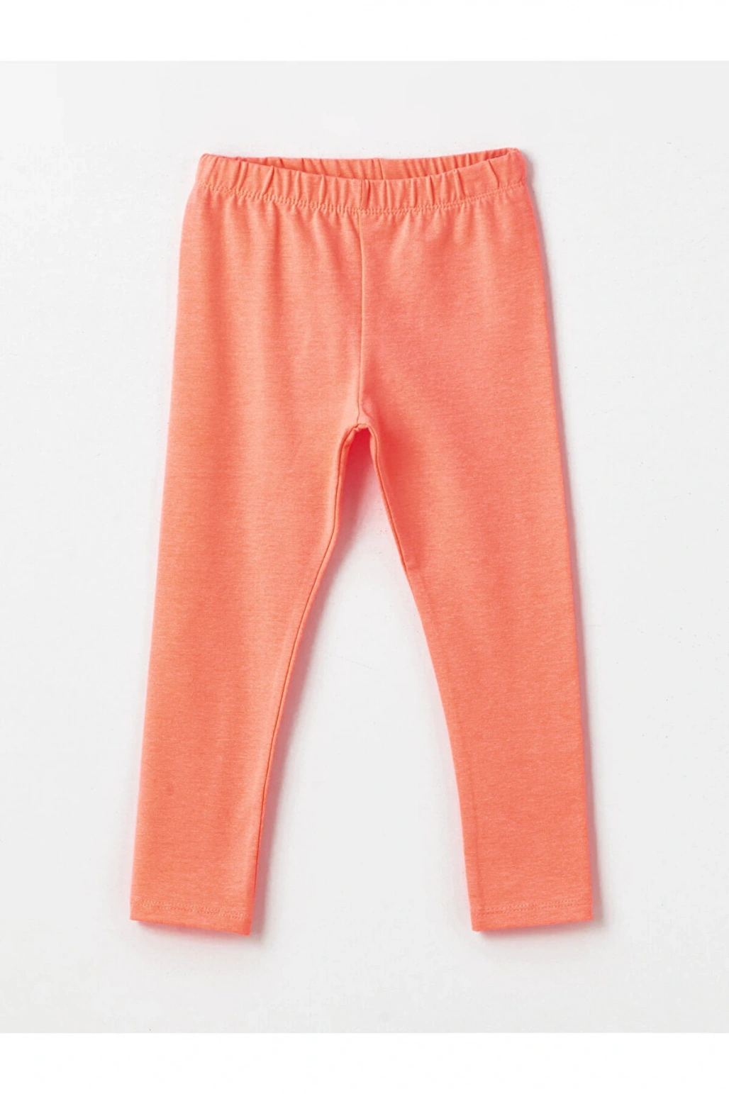 LCW baby Bisiklet Yaka Kısa Kollu Çizgili Kız Bebek Tişört ve Tayt 2li Takım