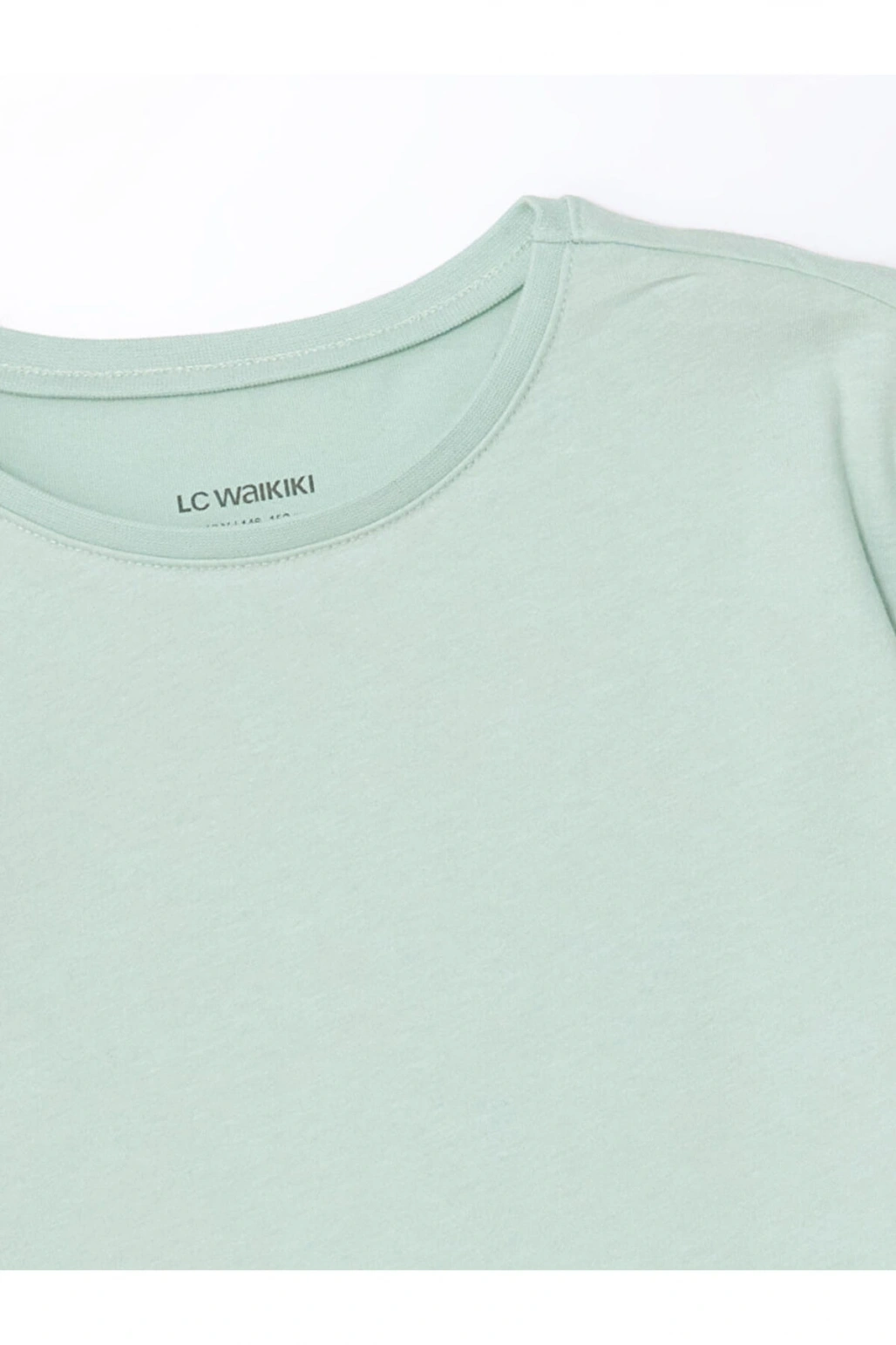 Bisiklet Yaka Kiz Cocuk Tisort 2li - W4BD09Z4